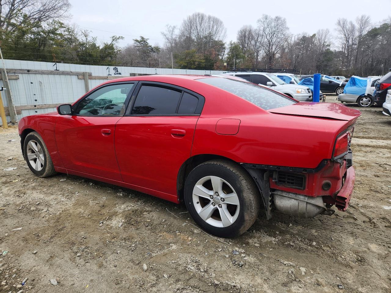 2012 Dodge Charger Se Red vin: 2C3CDXBG9CH187859