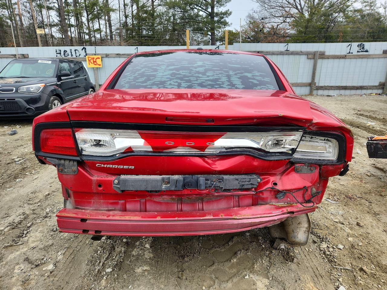 2012 Dodge Charger Se Red vin: 2C3CDXBG9CH187859