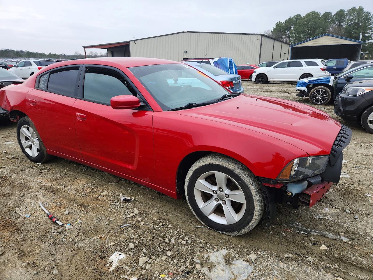 2012 Dodge Charger Se Red vin: 2C3CDXBG9CH187859
