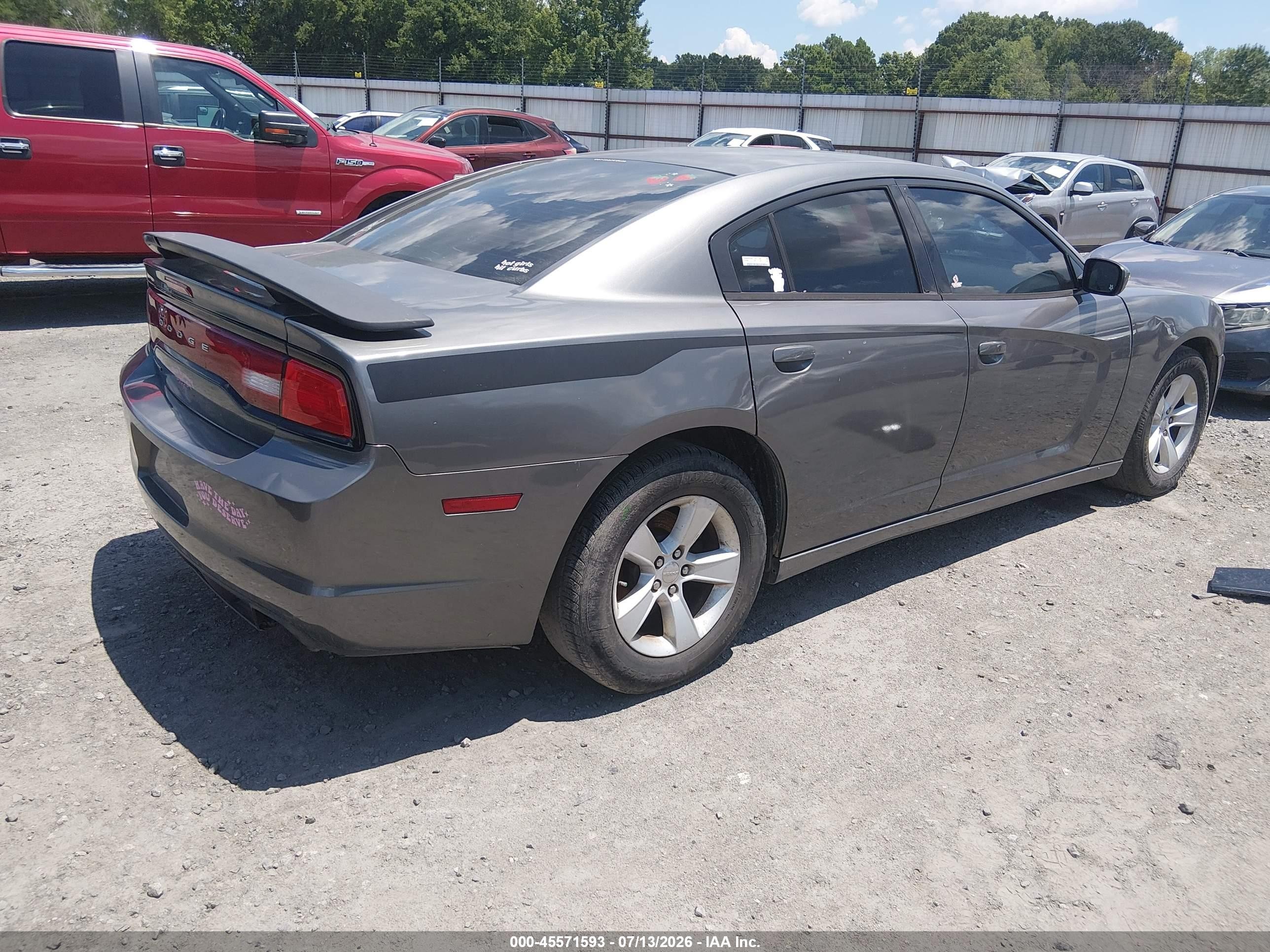 2012 Dodge Charger Se Gray vin: 2C3CDXBG9CH276086