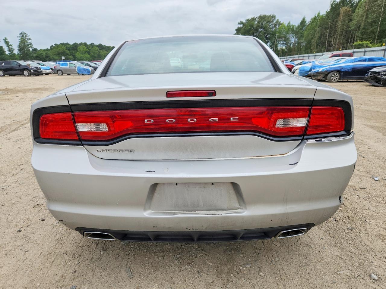 2012 Dodge Charger Se Silver vin: 2C3CDXBG9CH297875