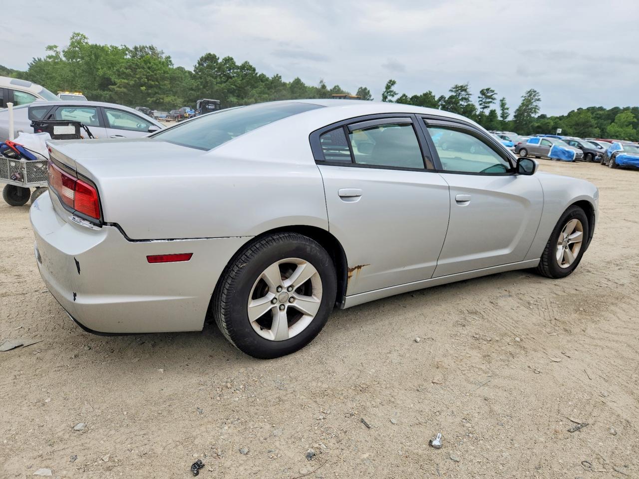 2012 Dodge Charger Se Silver vin: 2C3CDXBG9CH297875