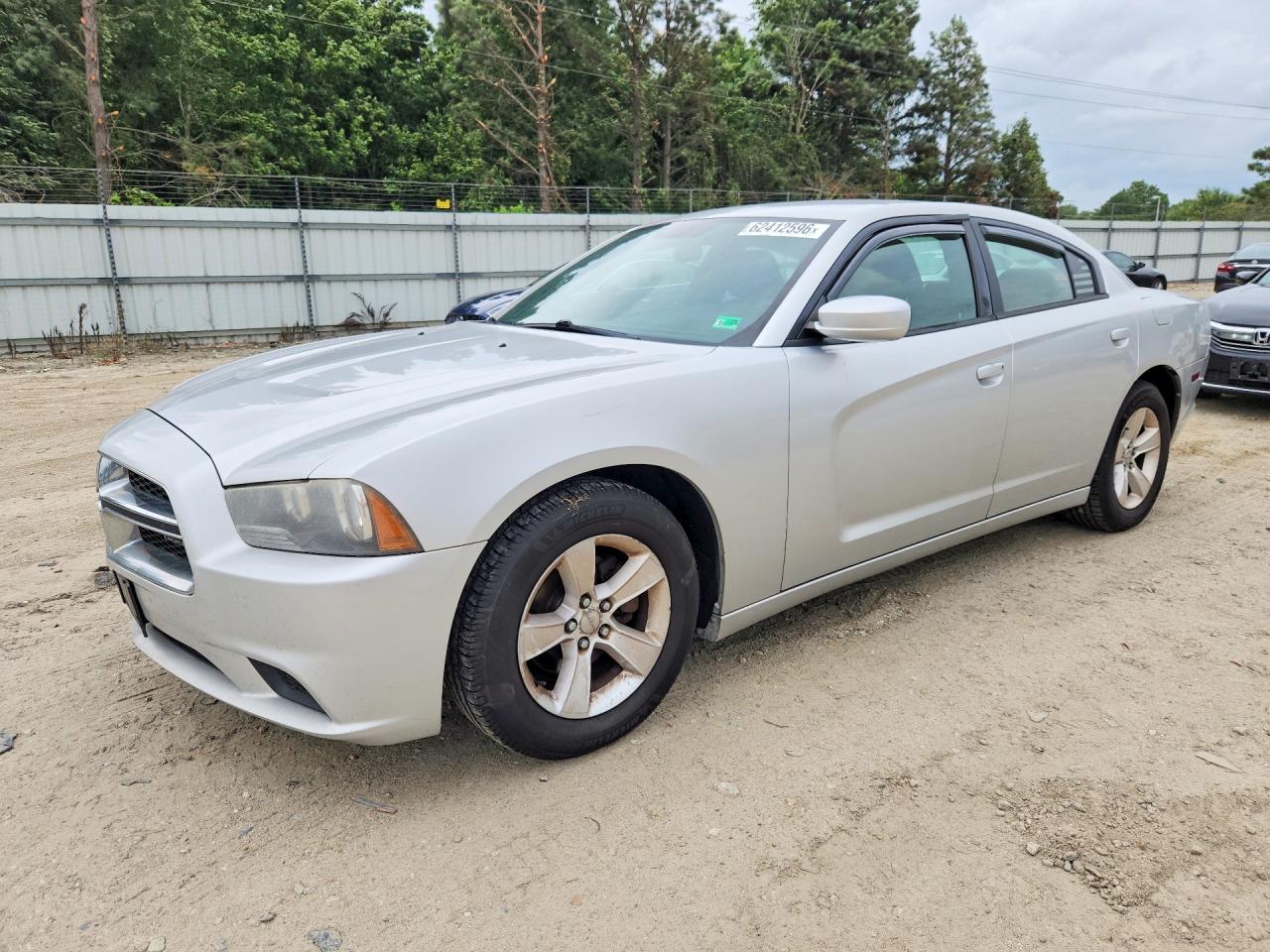 2012 Dodge Charger Se Silver vin: 2C3CDXBG9CH297875