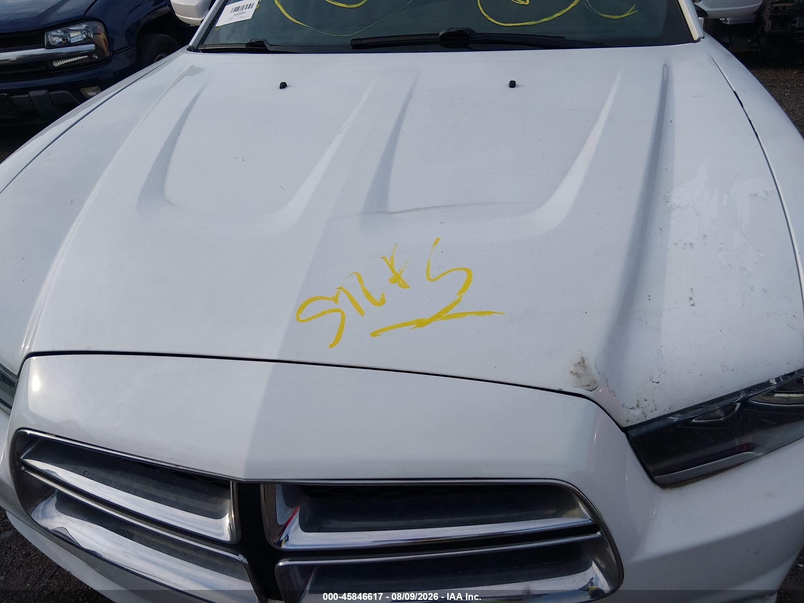 2013 Dodge Charger Se White vin: 2C3CDXBG9DH531398