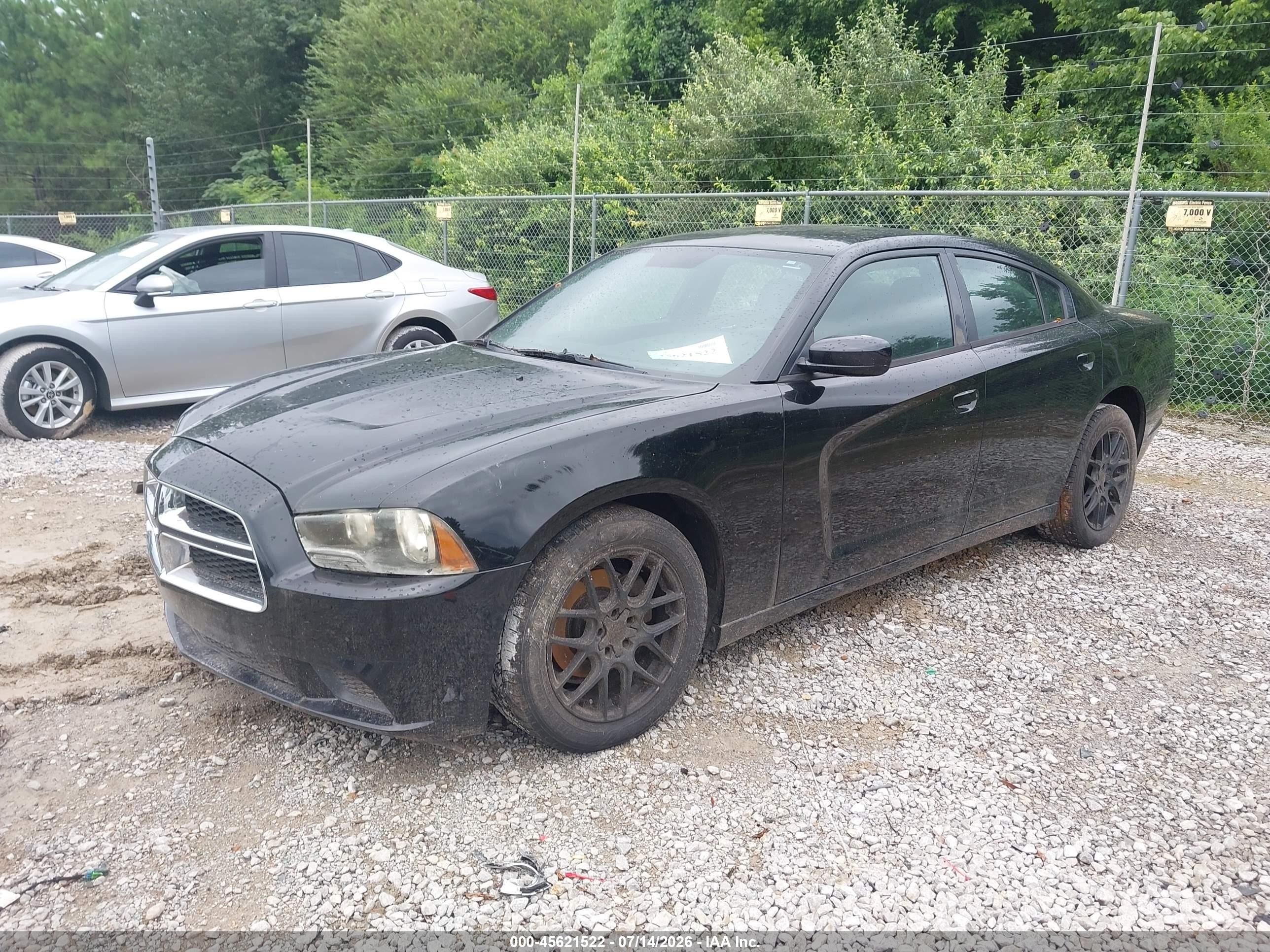 2013 Dodge Charger Se Black vin: 2C3CDXBG9DH571710