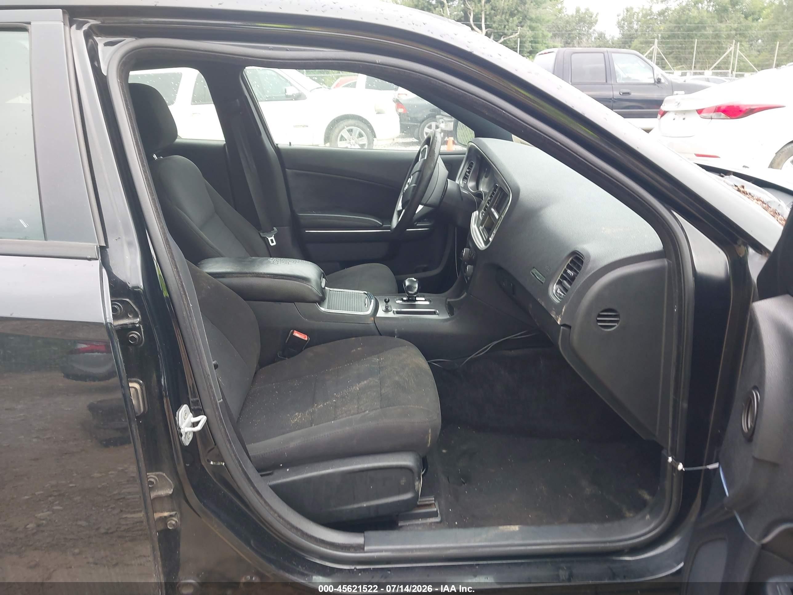 2013 Dodge Charger Se Black vin: 2C3CDXBG9DH571710