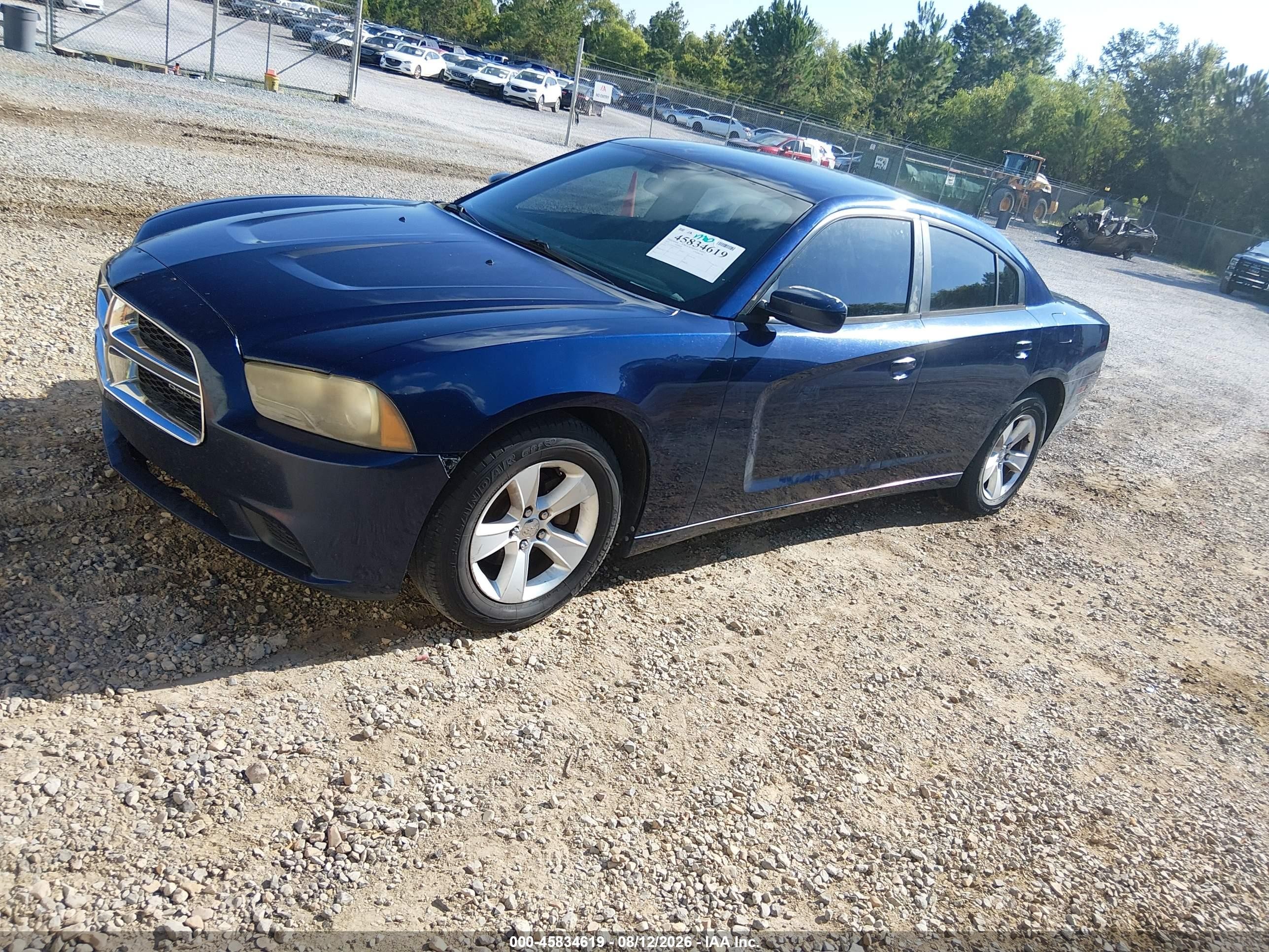 2013 Dodge Charger Se Blue vin: 2C3CDXBG9DH571772