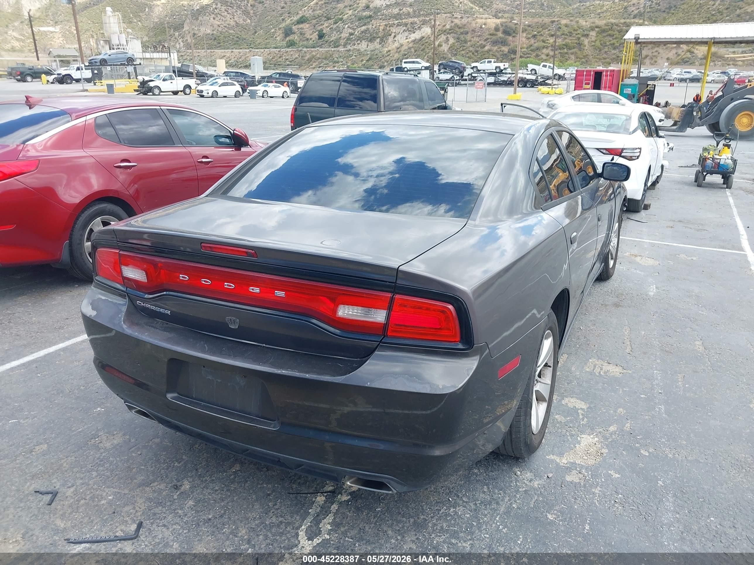 2013 Dodge Charger Se Gray vin: 2C3CDXBG9DH689076