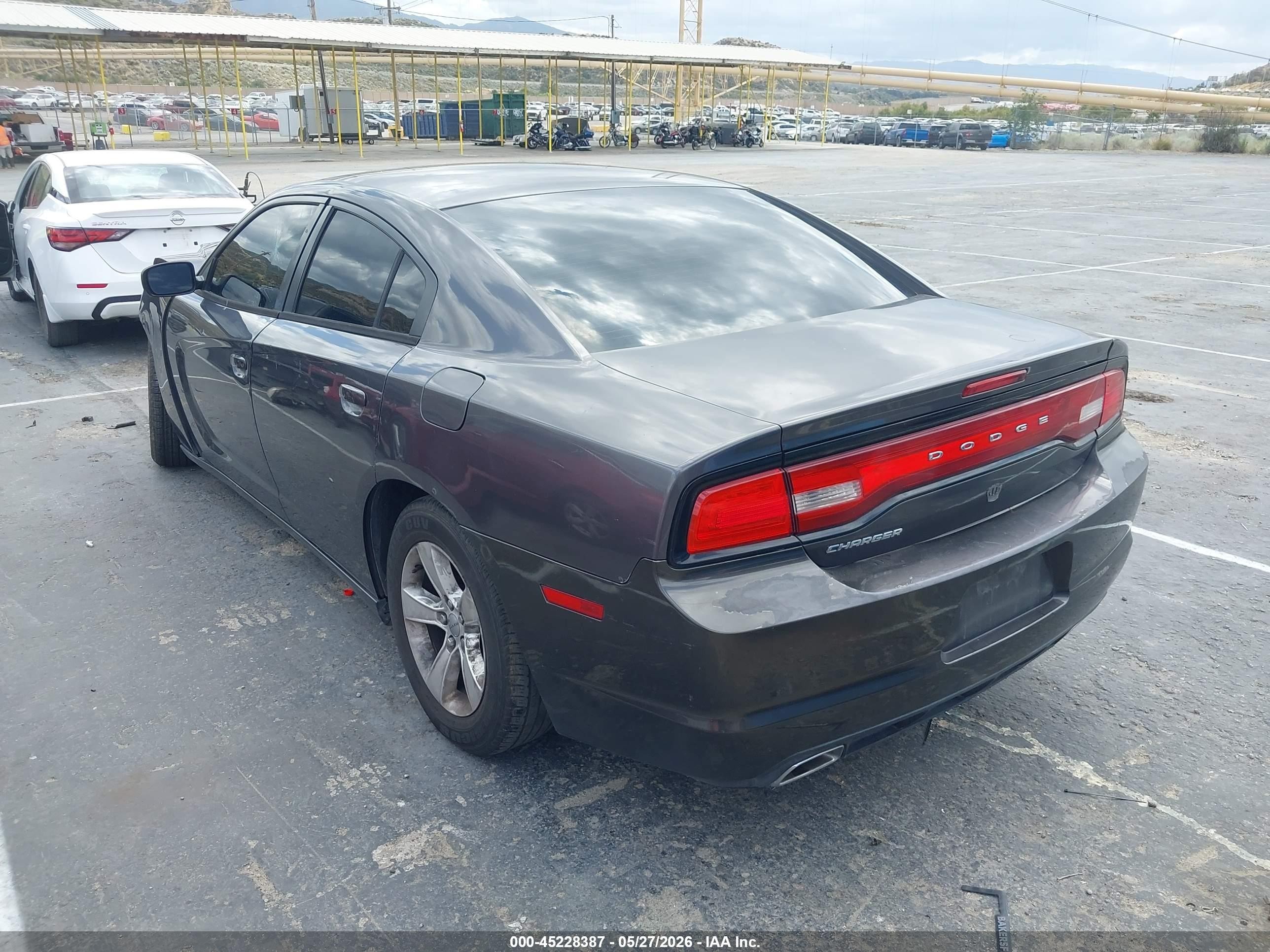 2013 Dodge Charger Se Gray vin: 2C3CDXBG9DH689076