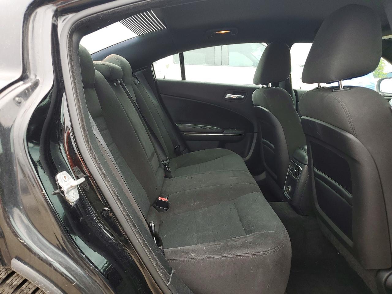 2014 Dodge Charger Se Black vin: 2C3CDXBG9EH107740