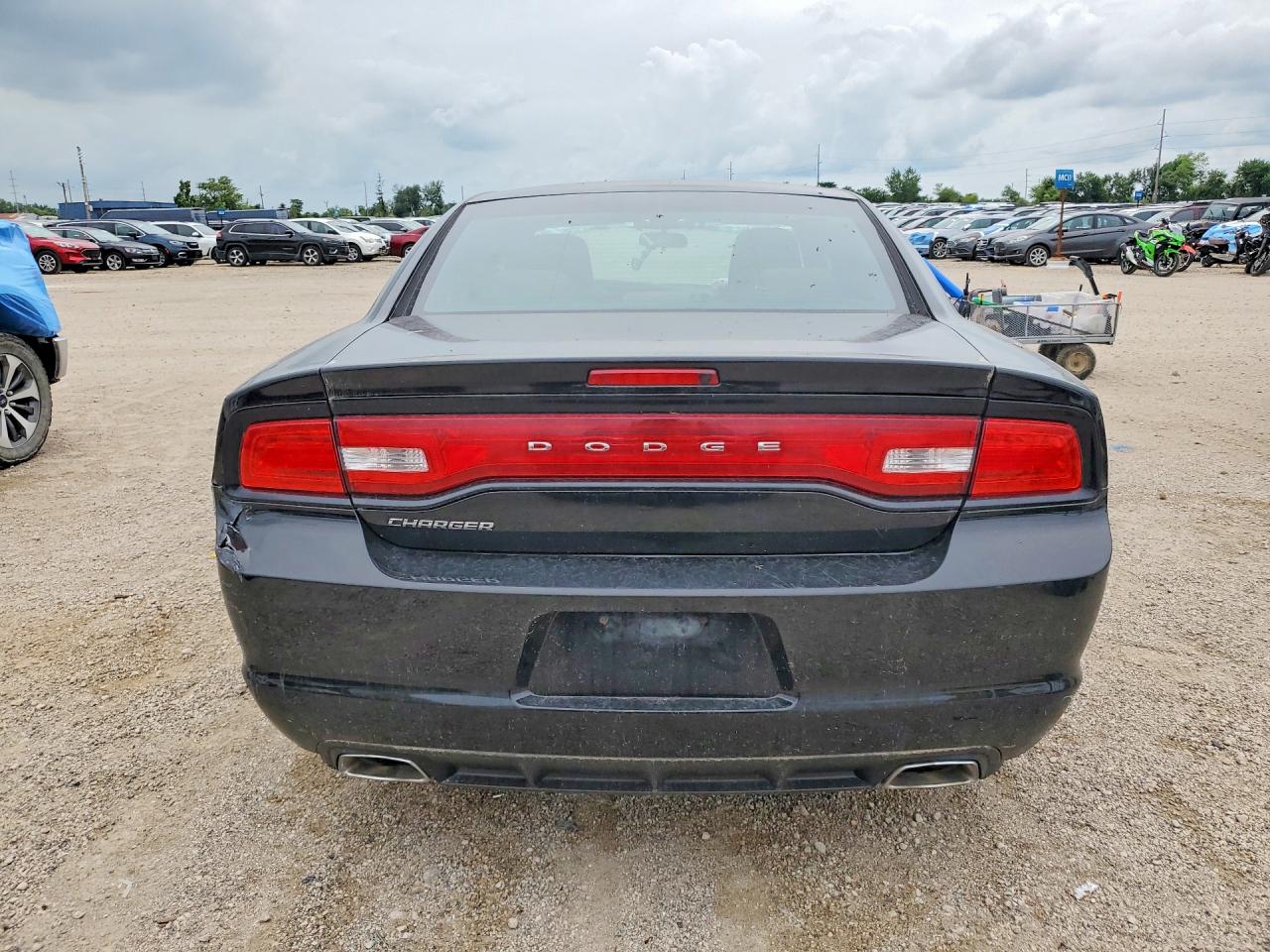 2014 Dodge Charger Se Black vin: 2C3CDXBG9EH107740