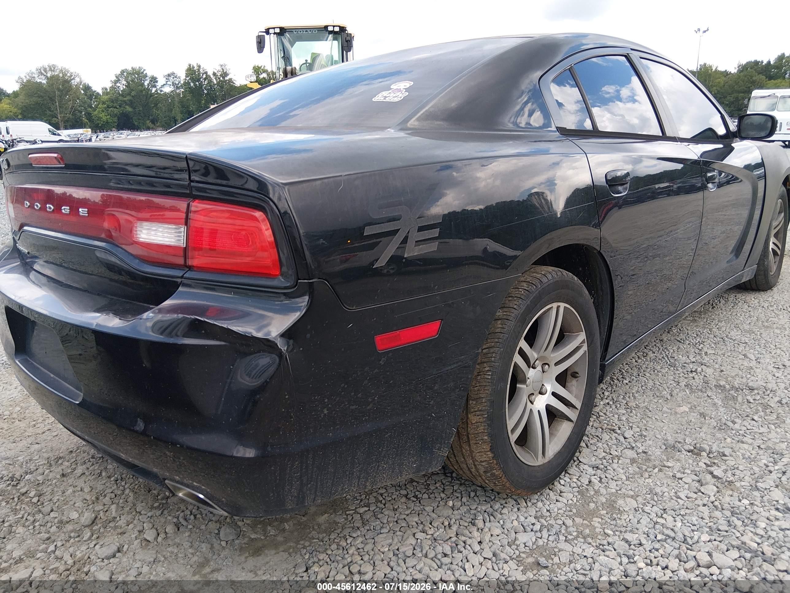 2014 Dodge Charger Se Black vin: 2C3CDXBG9EH130015
