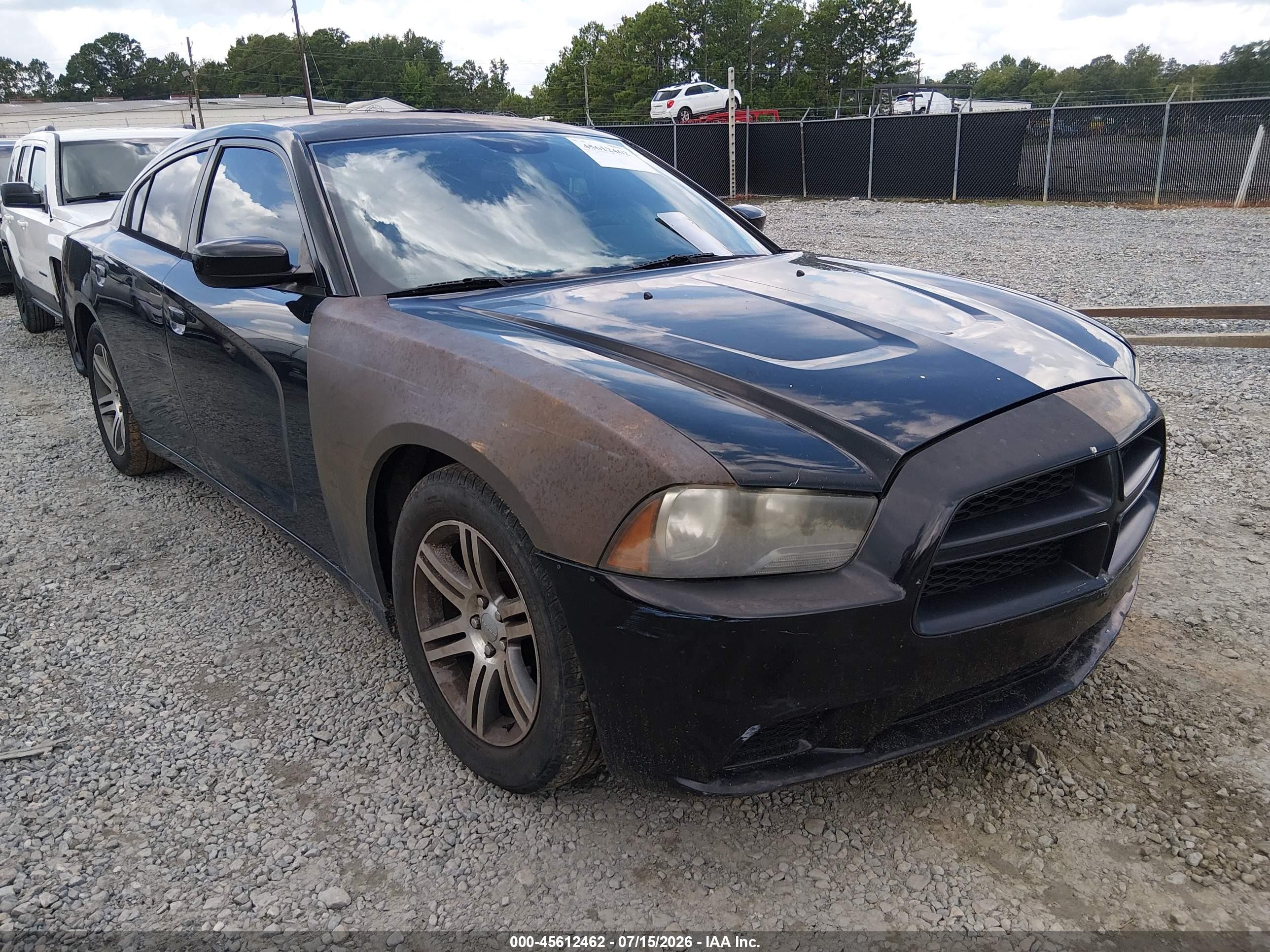 2014 Dodge Charger Se Black vin: 2C3CDXBG9EH130015