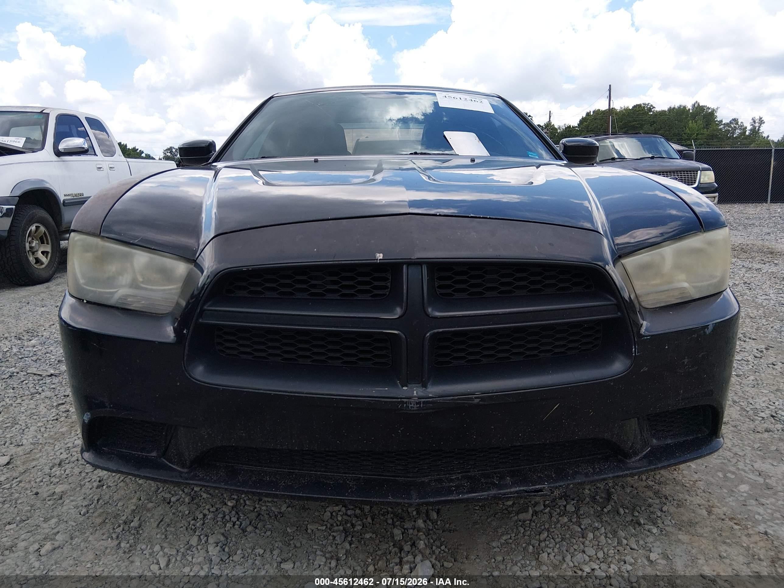 2014 Dodge Charger Se Black vin: 2C3CDXBG9EH130015