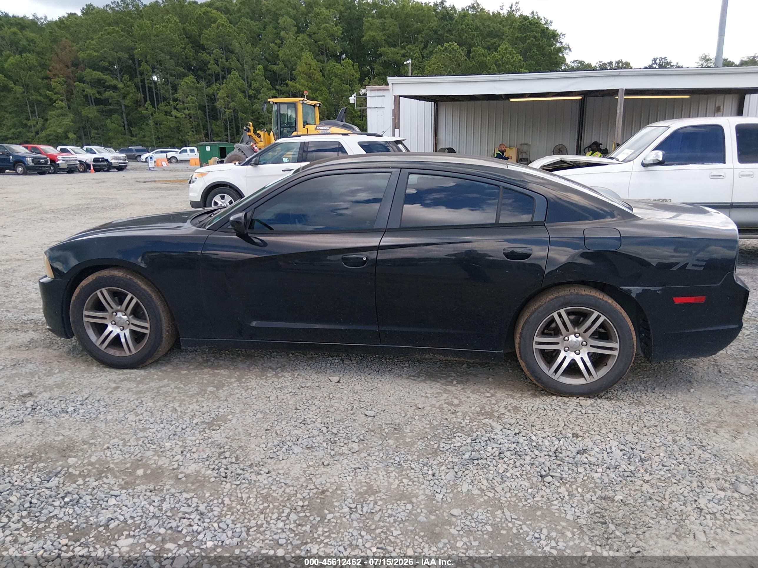 2014 Dodge Charger Se Black vin: 2C3CDXBG9EH130015