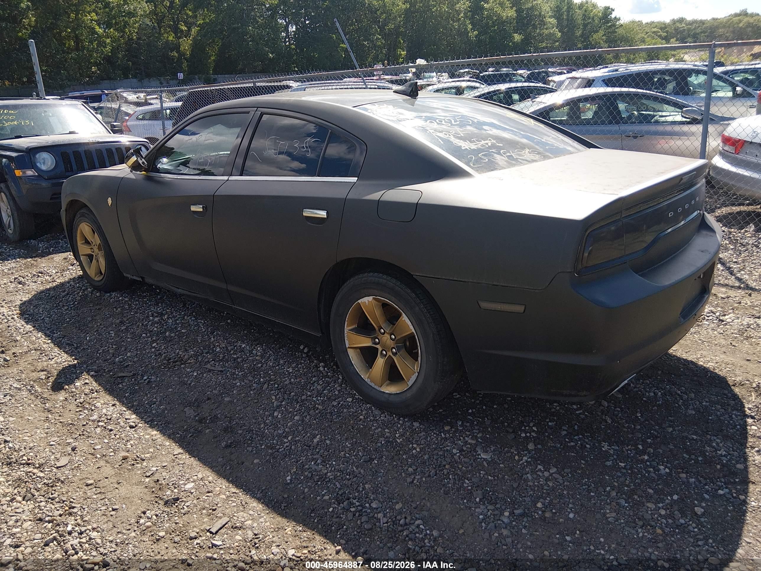 2014 Dodge Charger Se Black vin: 2C3CDXBG9EH150135