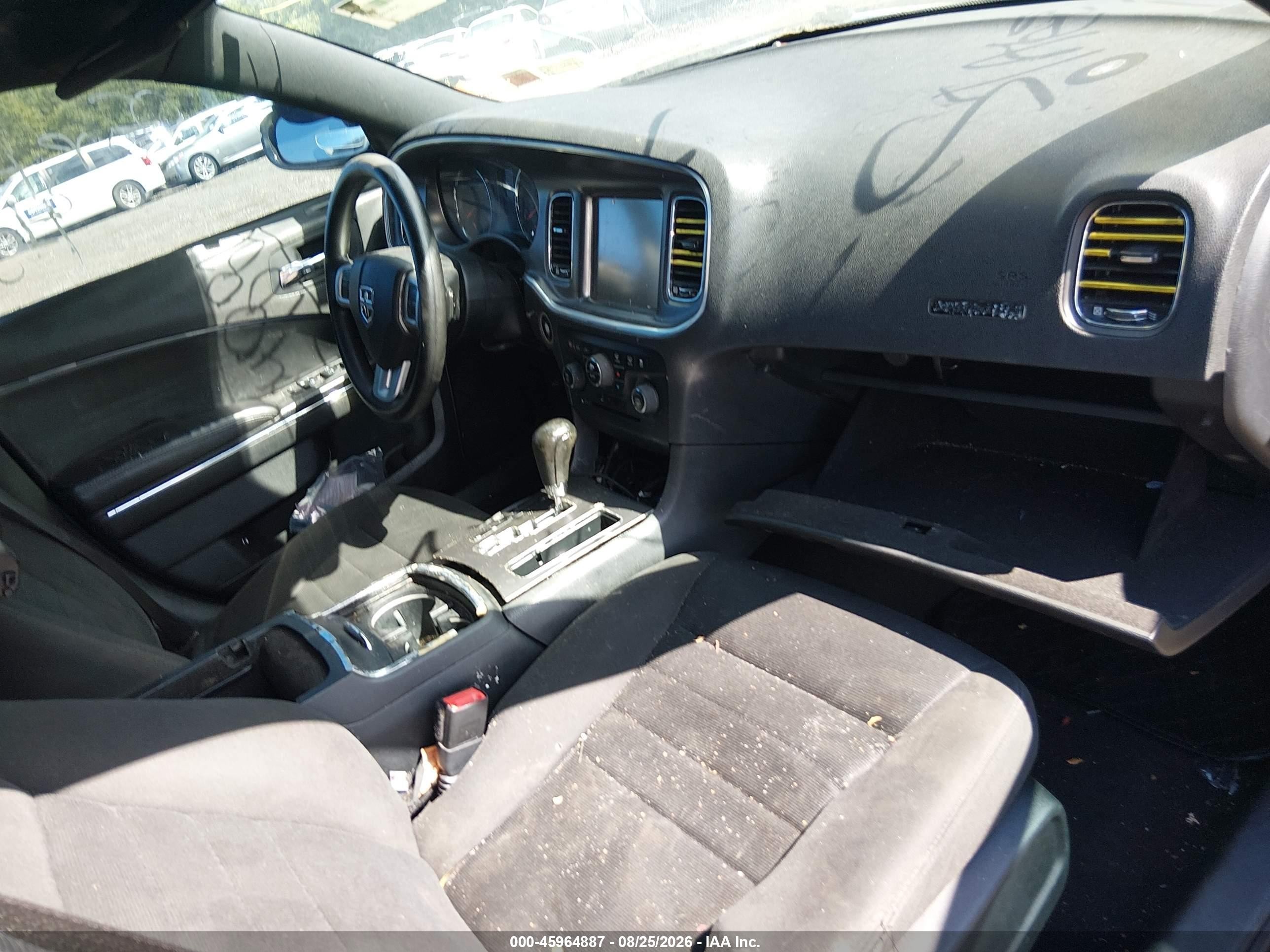 2014 Dodge Charger Se Black vin: 2C3CDXBG9EH150135