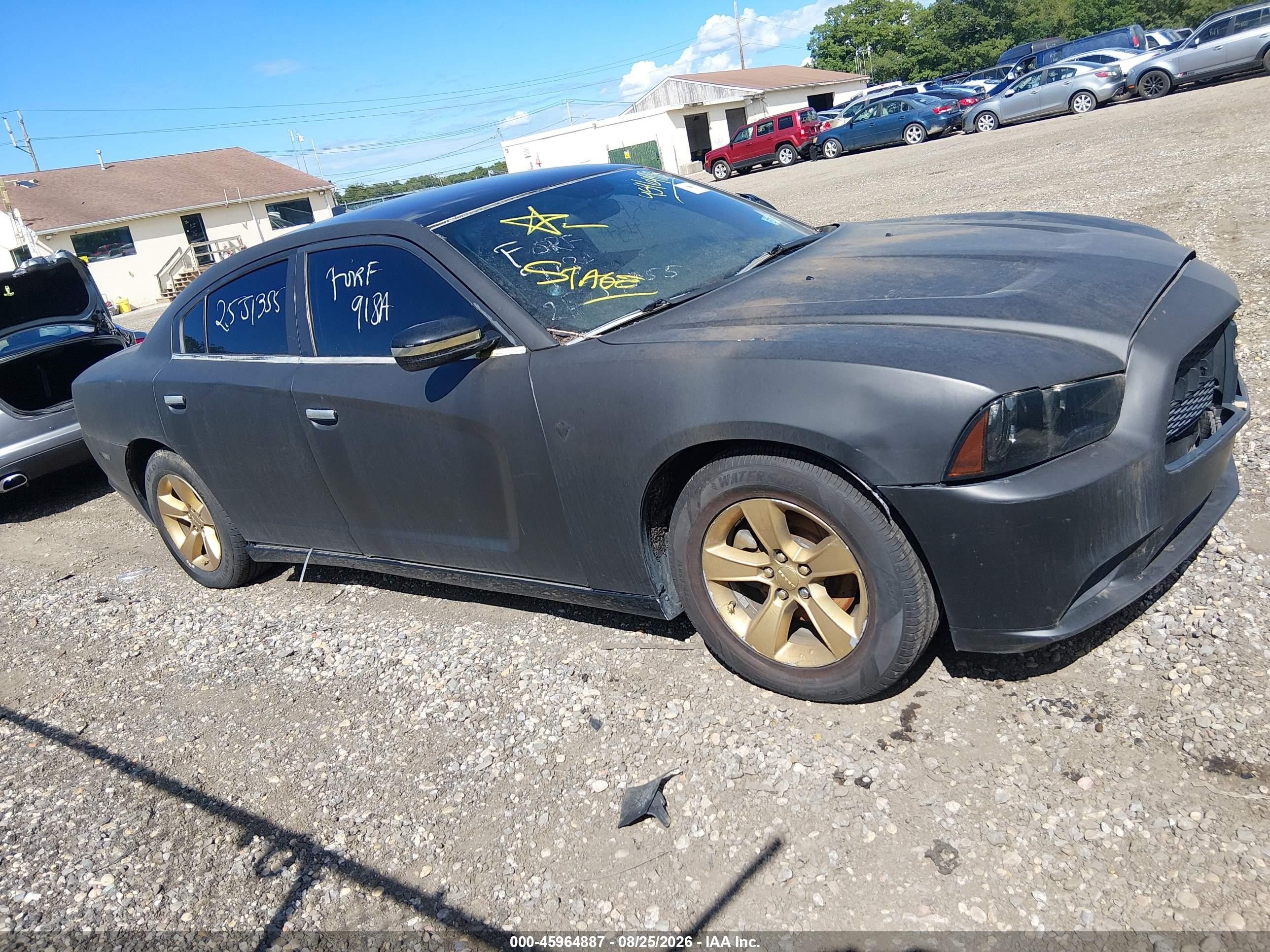 2014 Dodge Charger Se Black vin: 2C3CDXBG9EH150135