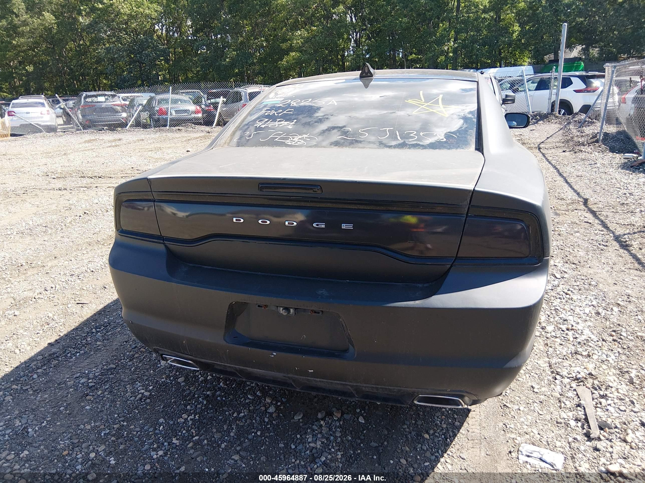2014 Dodge Charger Se Black vin: 2C3CDXBG9EH150135