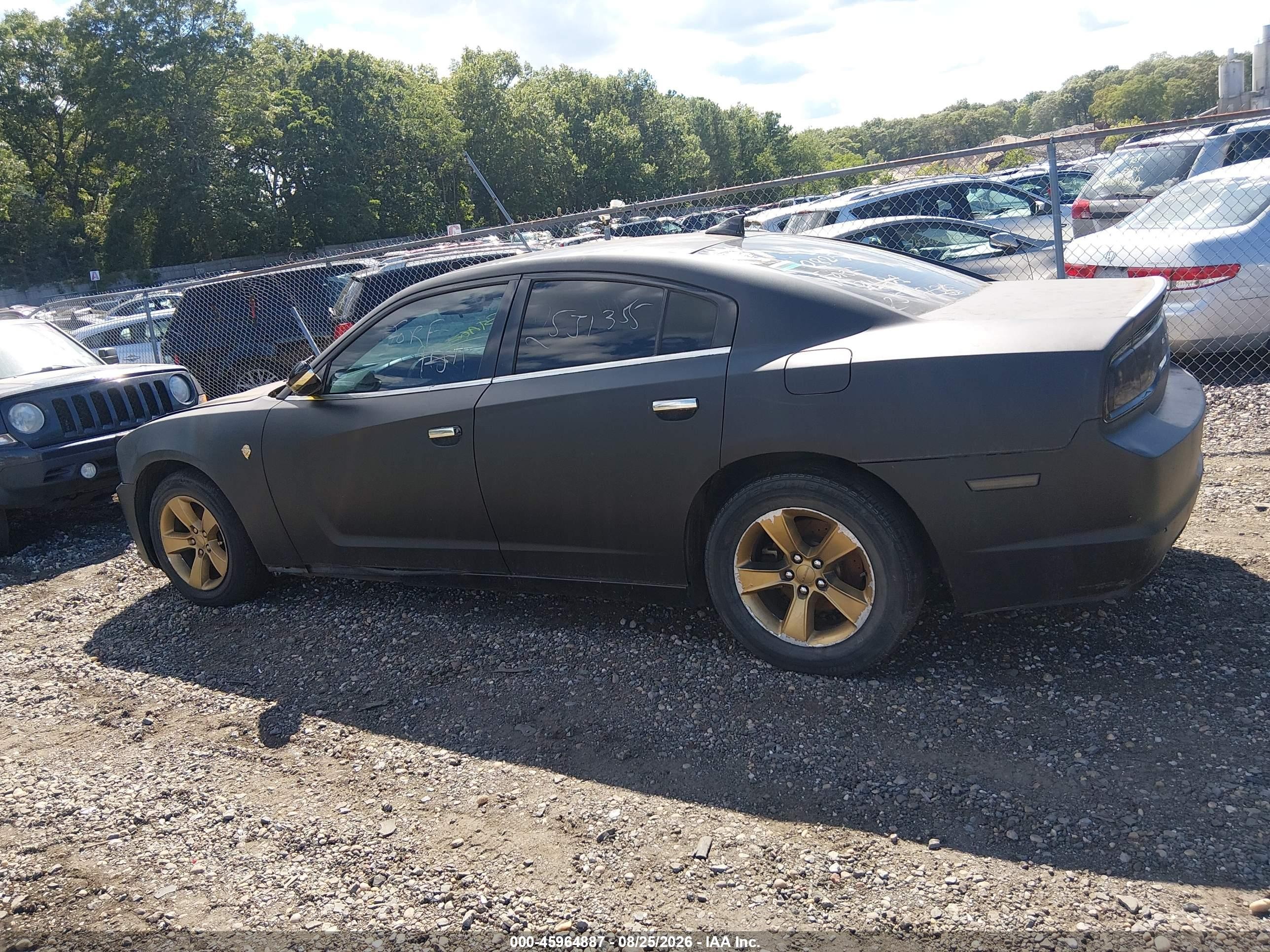 2014 Dodge Charger Se Black vin: 2C3CDXBG9EH150135