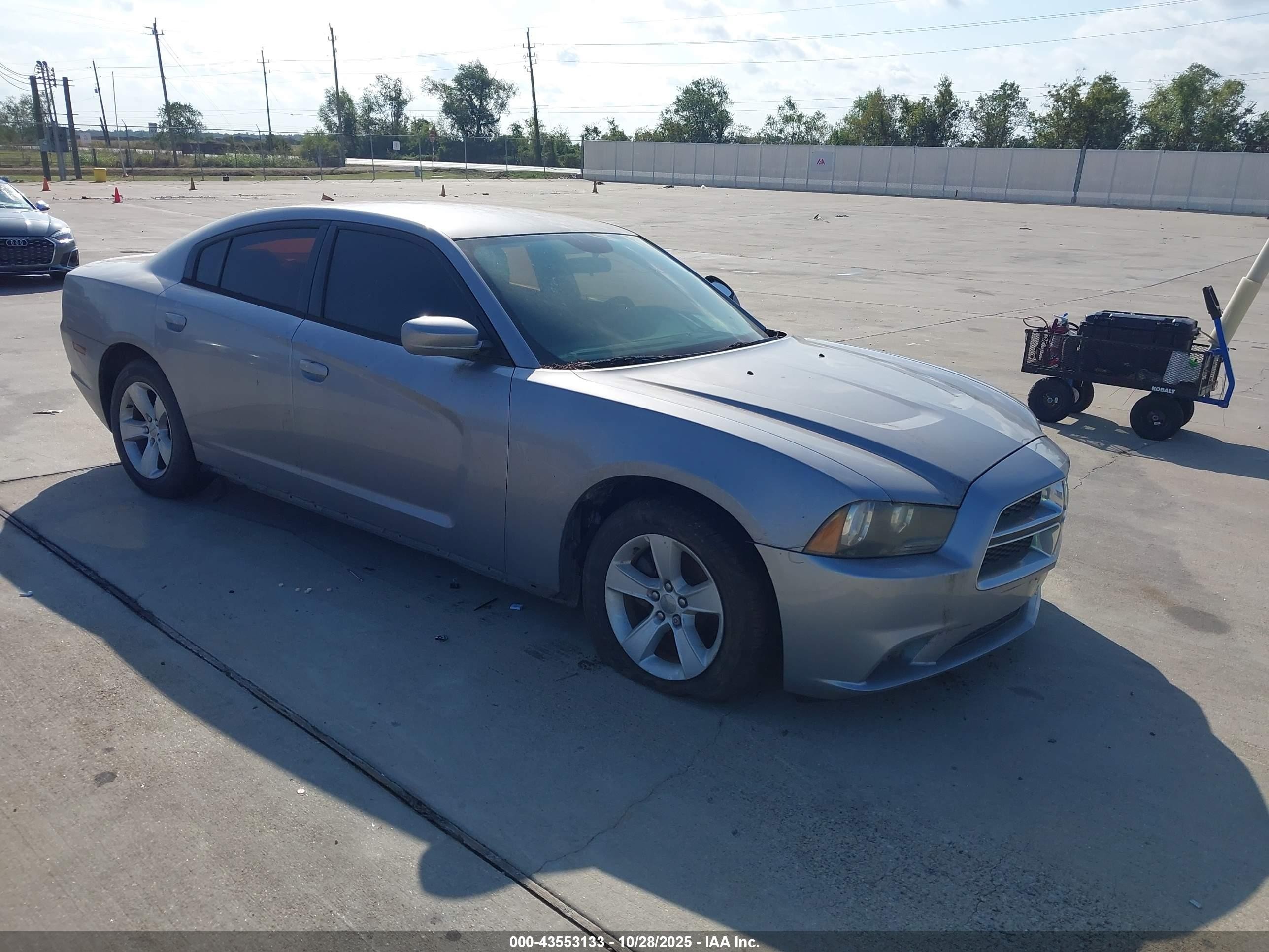 2014 Dodge Charger Se Gray vin: 2C3CDXBG9EH192983