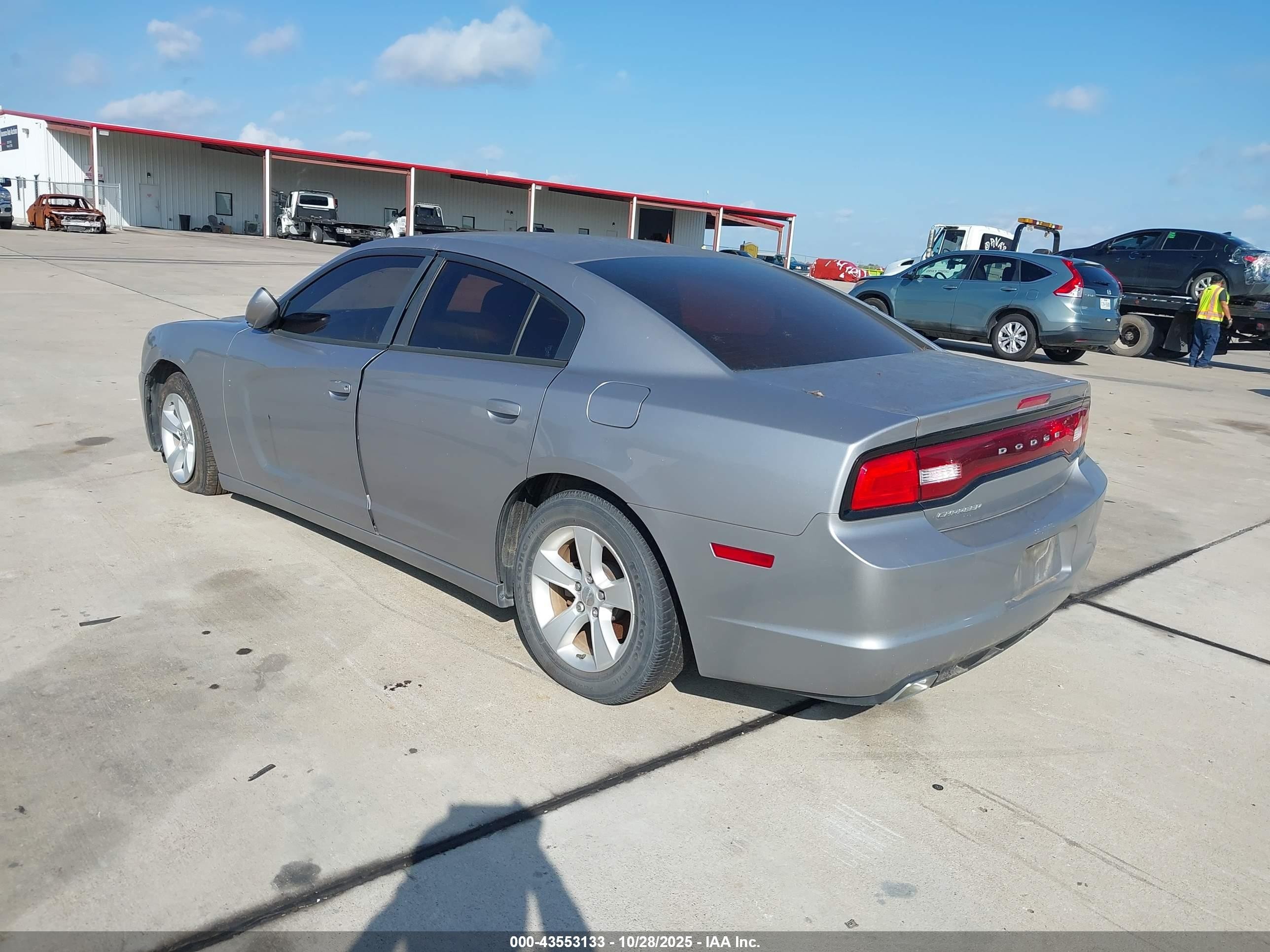 2014 Dodge Charger Se Серый vin: 2C3CDXBG9EH192983