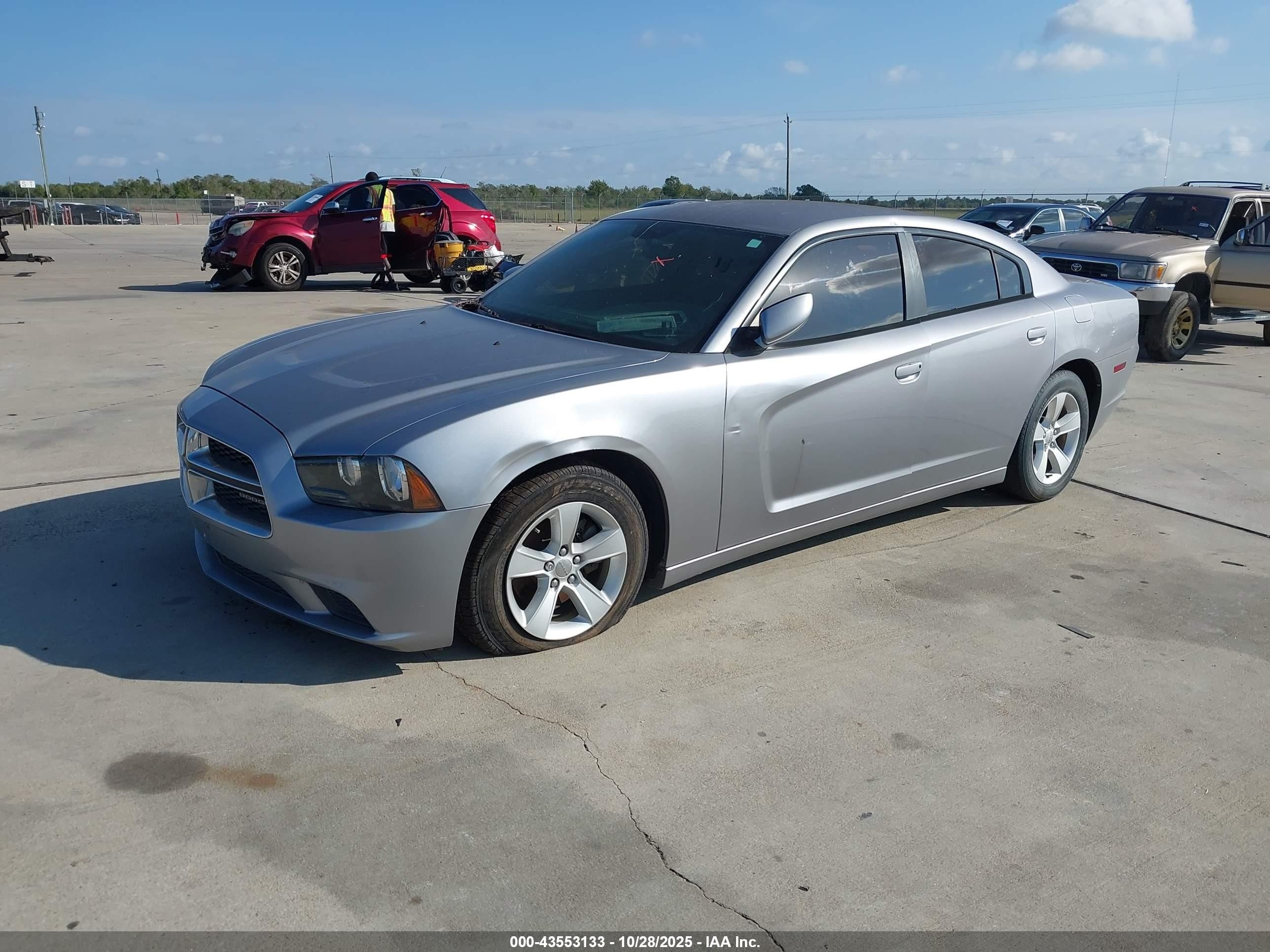 2014 Dodge Charger Se Серый vin: 2C3CDXBG9EH192983