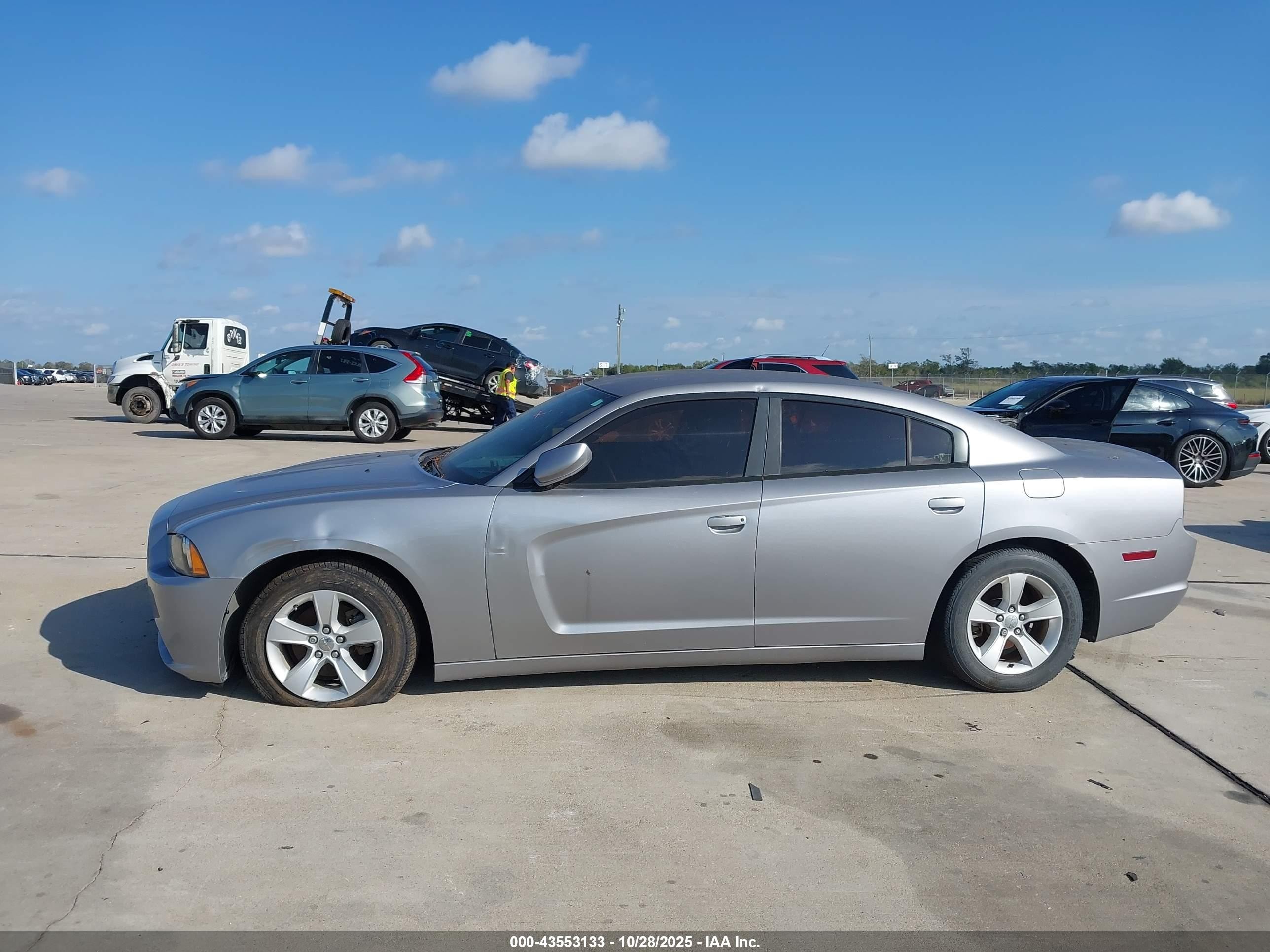 2014 Dodge Charger Se Серый vin: 2C3CDXBG9EH192983