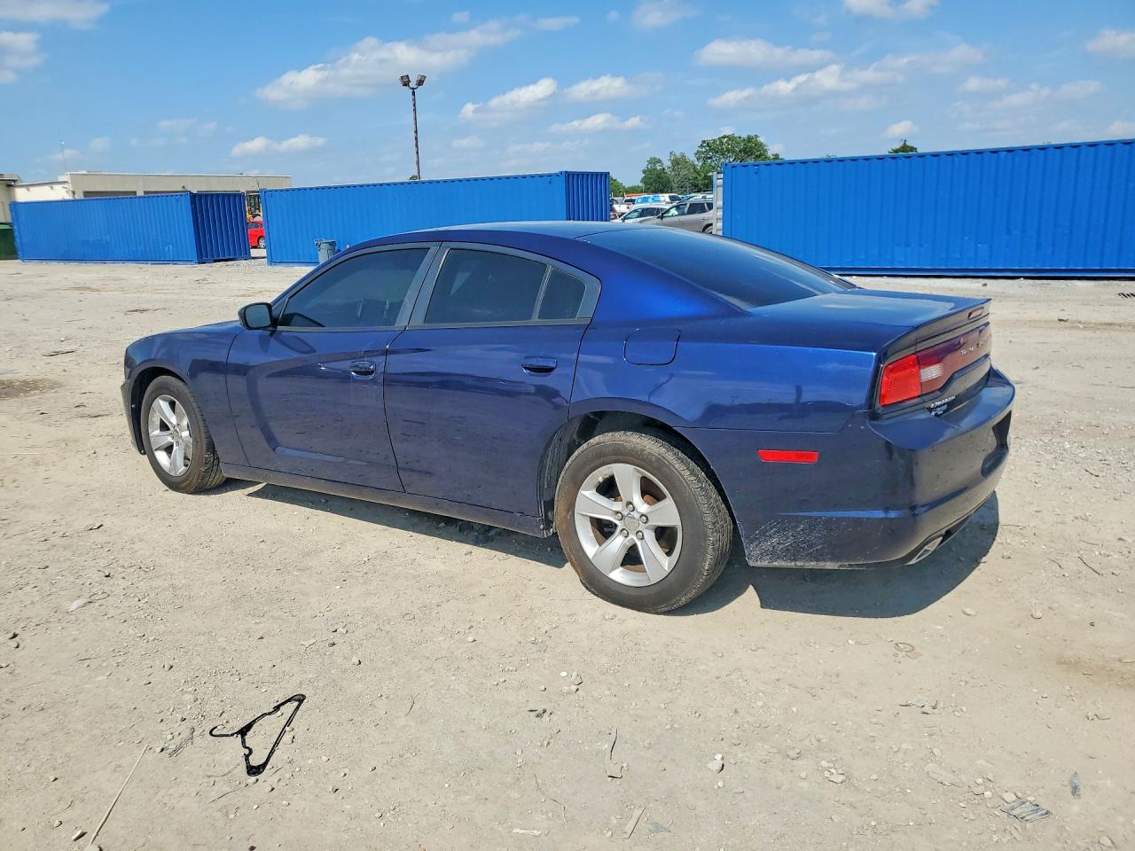2014 Dodge Charger Se Blue vin: 2C3CDXBG9EH198332