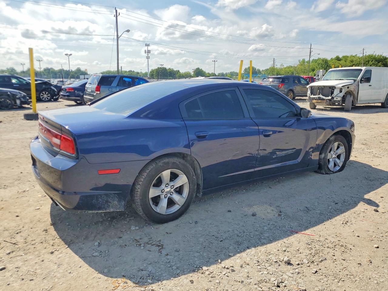 2014 Dodge Charger Se Blue vin: 2C3CDXBG9EH198332