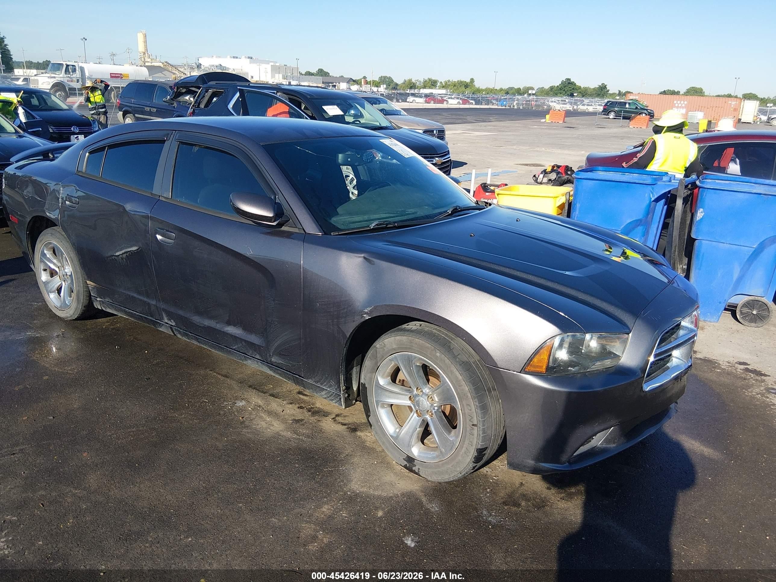 2014 Dodge Charger Se Gray vin: 2C3CDXBG9EH212293
