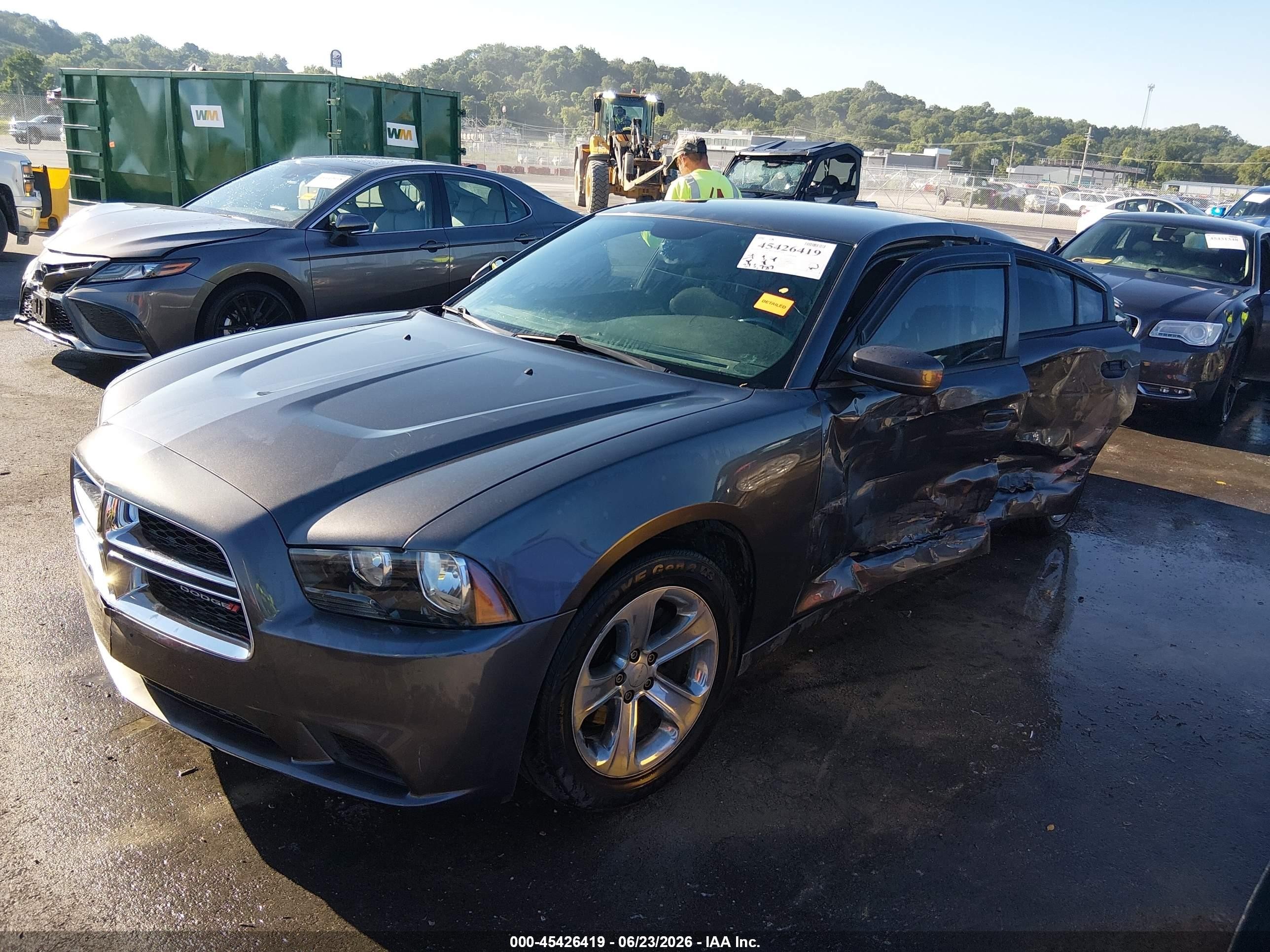 2014 Dodge Charger Se Gray vin: 2C3CDXBG9EH212293
