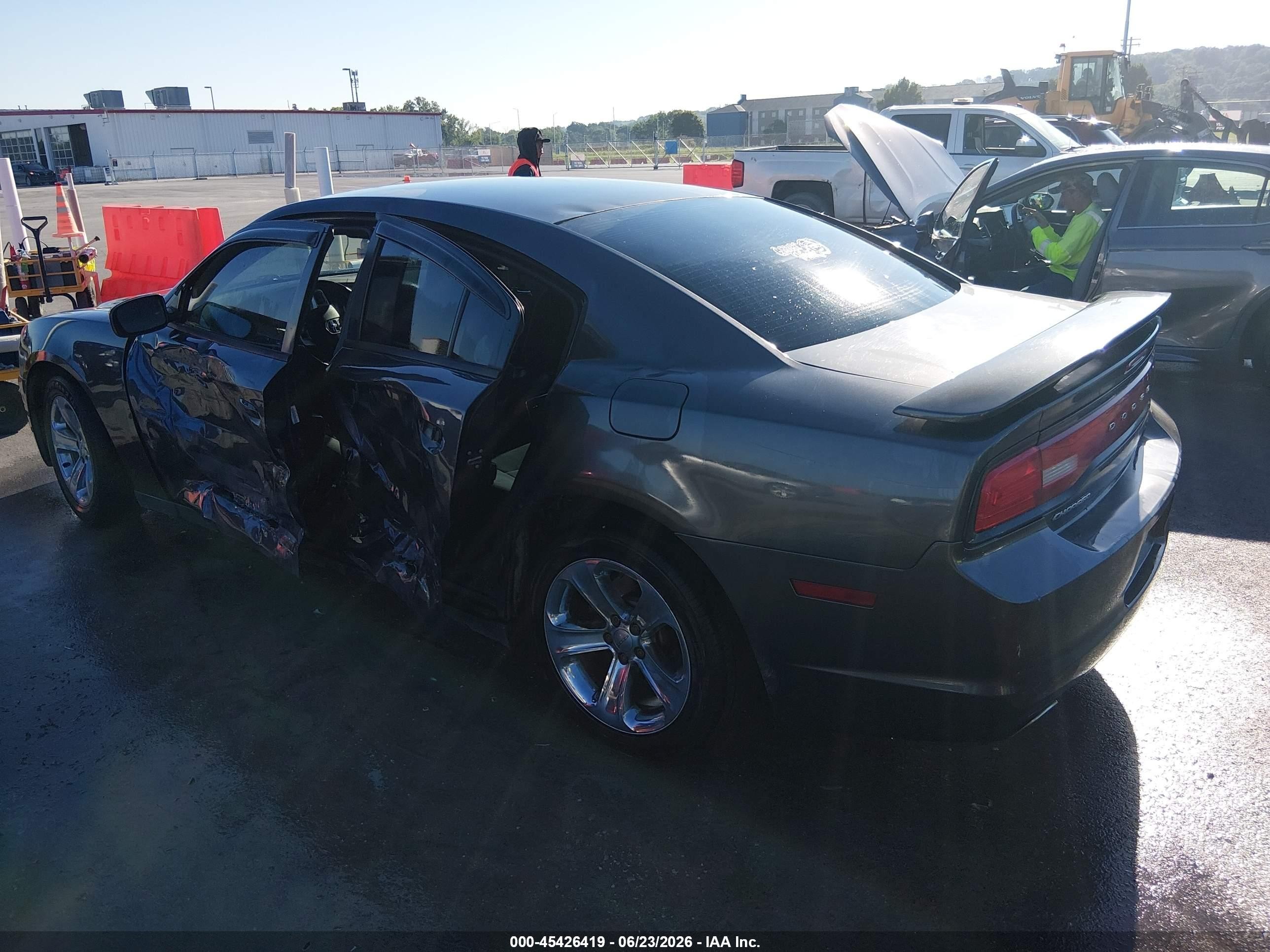 2014 Dodge Charger Se Gray vin: 2C3CDXBG9EH212293
