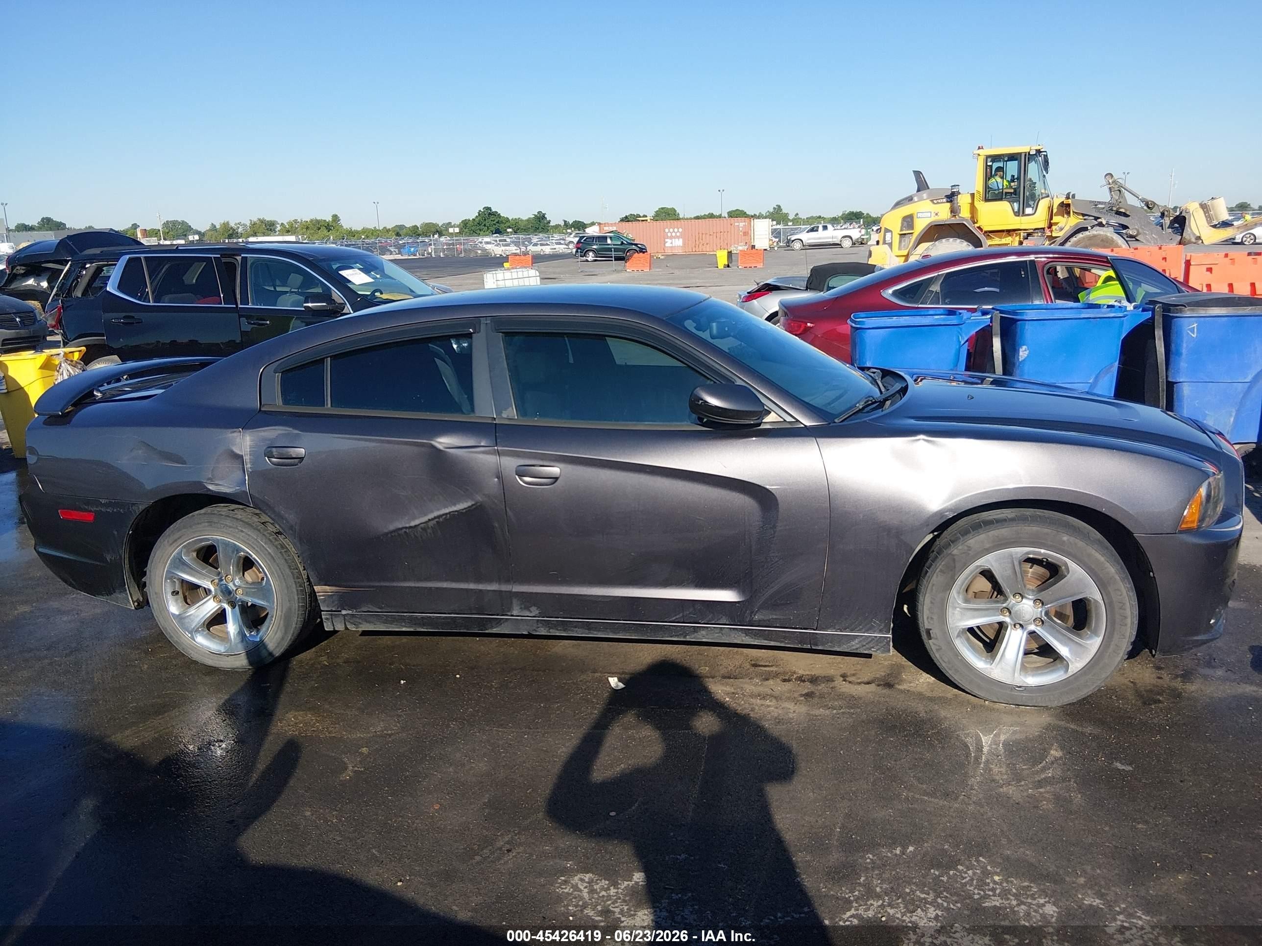 2014 Dodge Charger Se Gray vin: 2C3CDXBG9EH212293