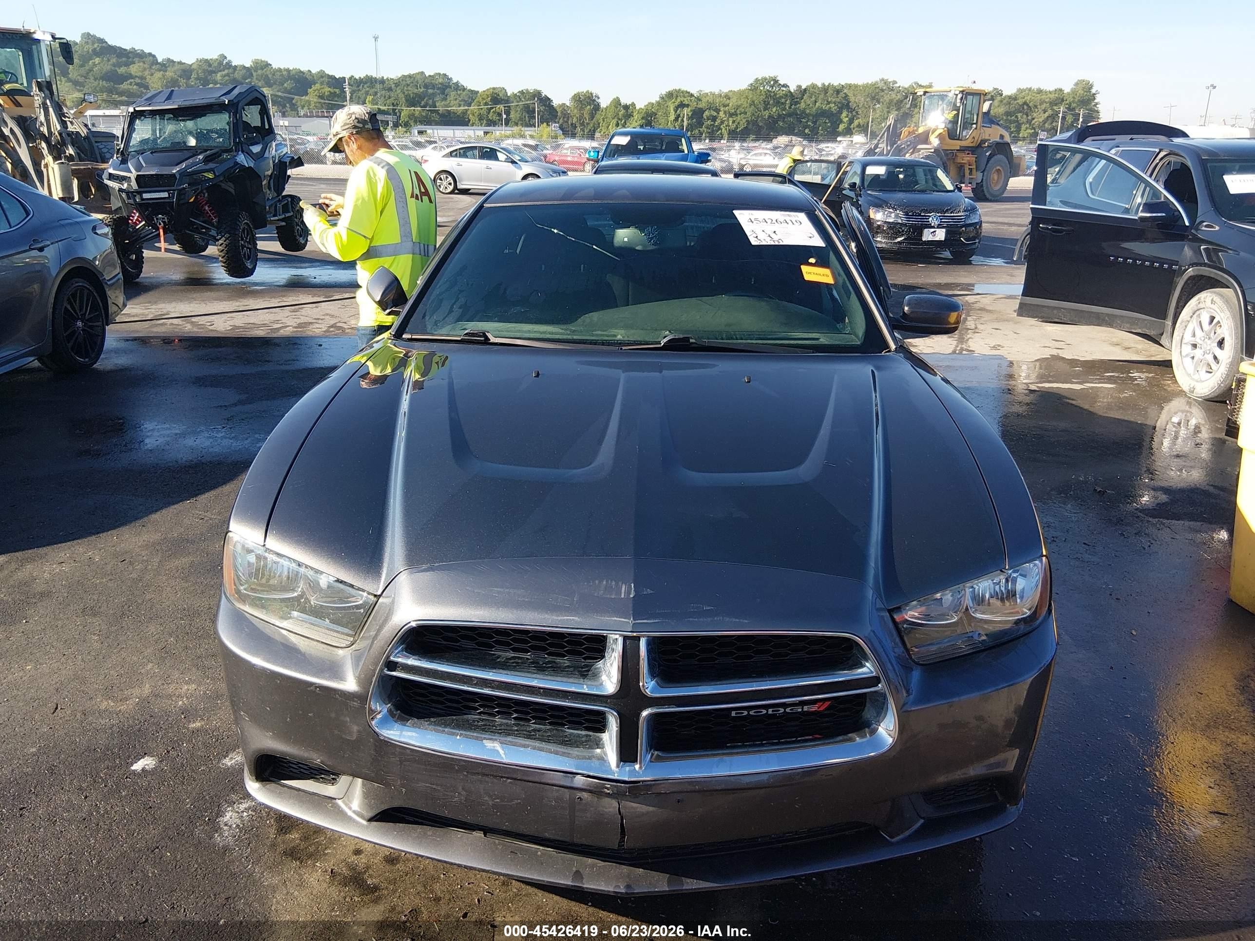 2014 Dodge Charger Se Gray vin: 2C3CDXBG9EH212293