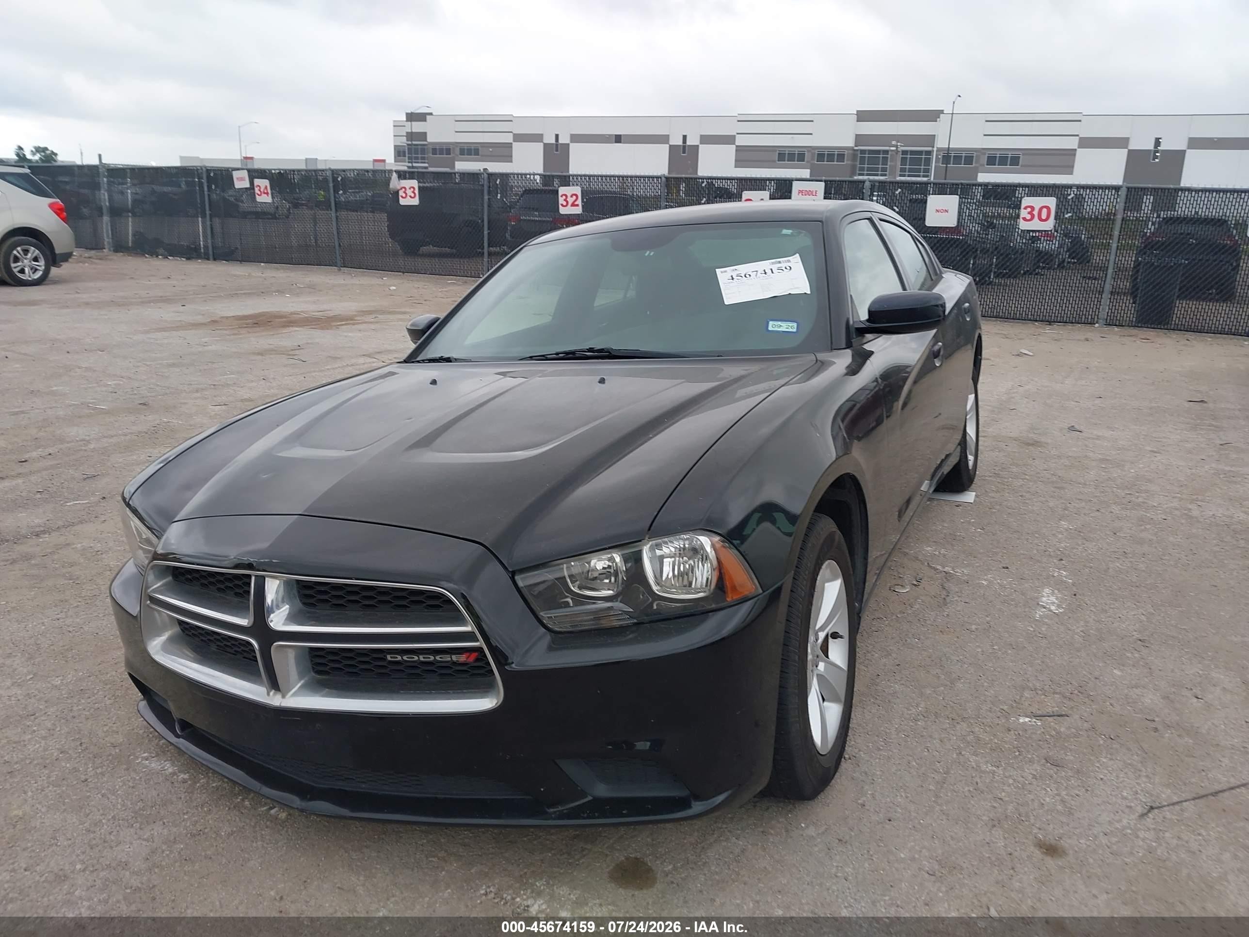 2014 Dodge Charger Se Black vin: 2C3CDXBG9EH215551