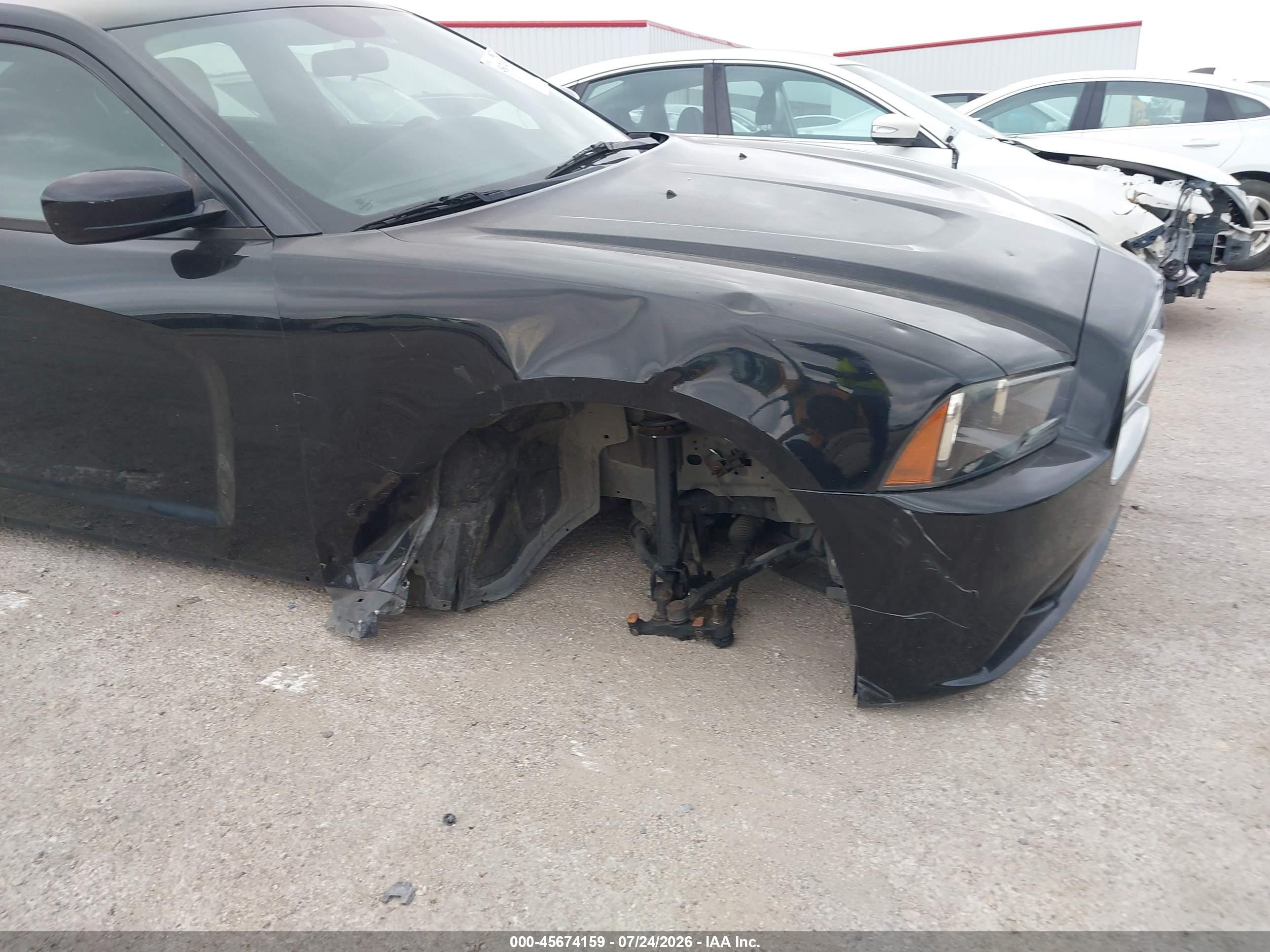 2014 Dodge Charger Se Black vin: 2C3CDXBG9EH215551