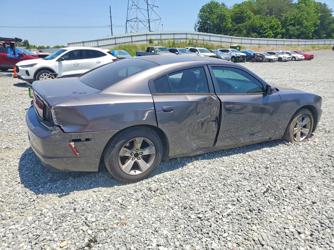 2014 Dodge Charger Se Charcoal vin: 2C3CDXBG9EH307758