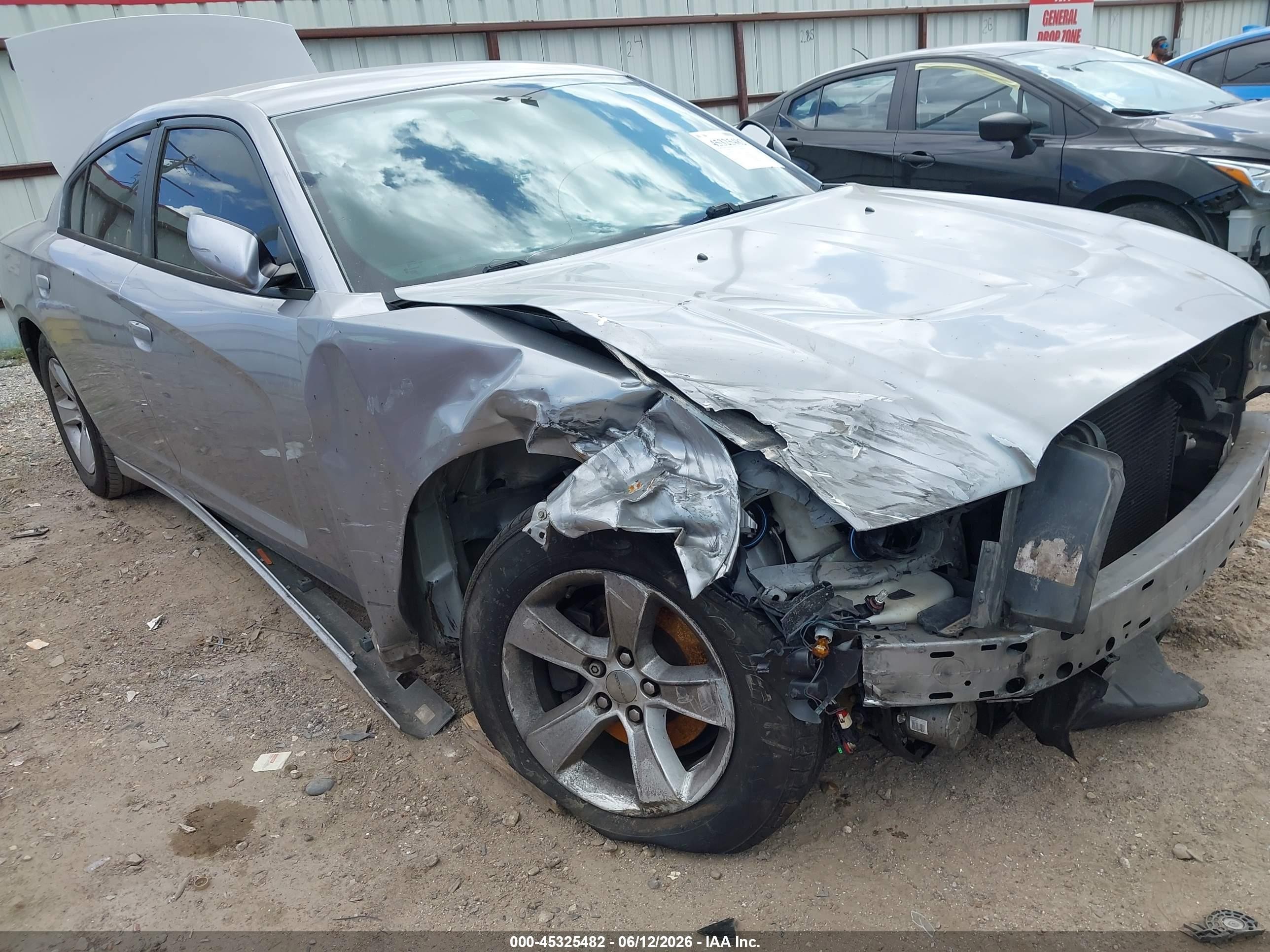 2014 Dodge Charger Se Silver vin: 2C3CDXBG9EH328478