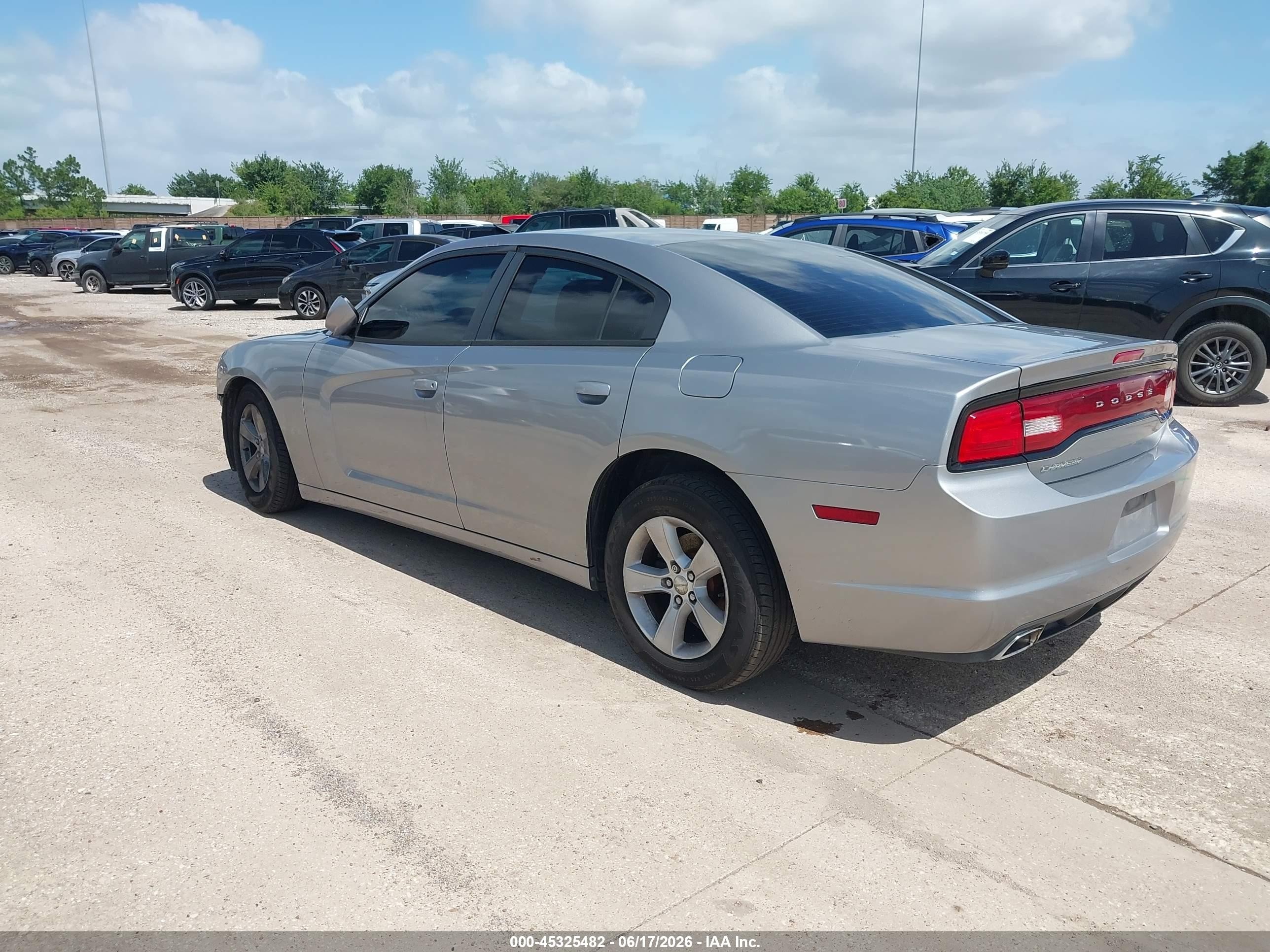 2014 Dodge Charger Se Silver vin: 2C3CDXBG9EH328478