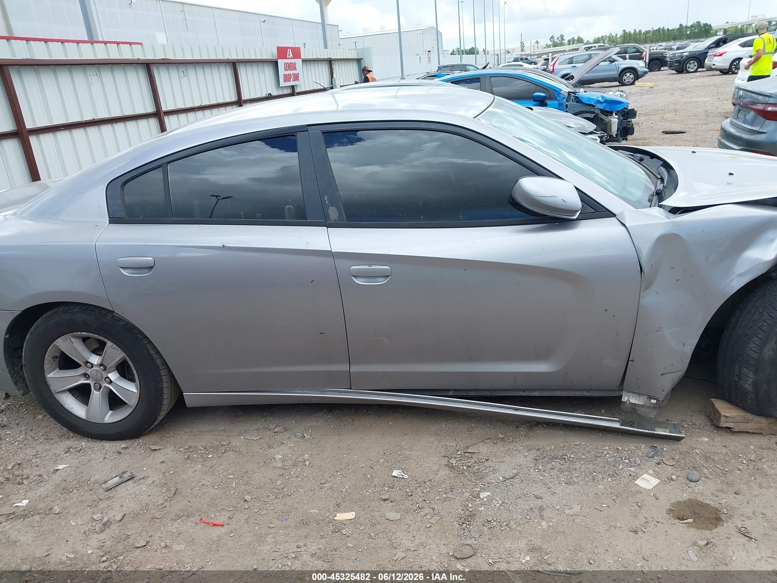 2014 Dodge Charger Se Silver vin: 2C3CDXBG9EH328478