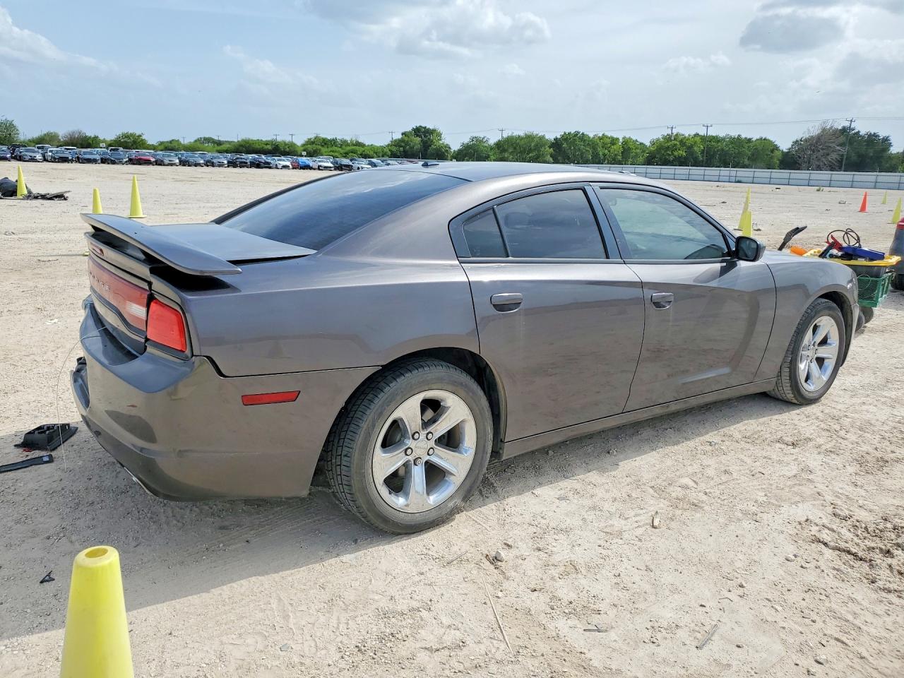 2014 Dodge Charger Se Gray vin: 2C3CDXBG9EH350206