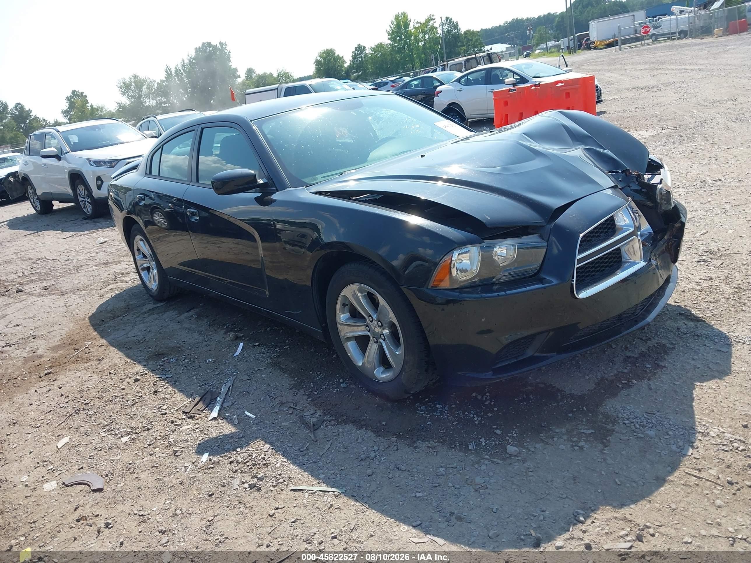 2014 Dodge Charger Se Black vin: 2C3CDXBG9EH363165