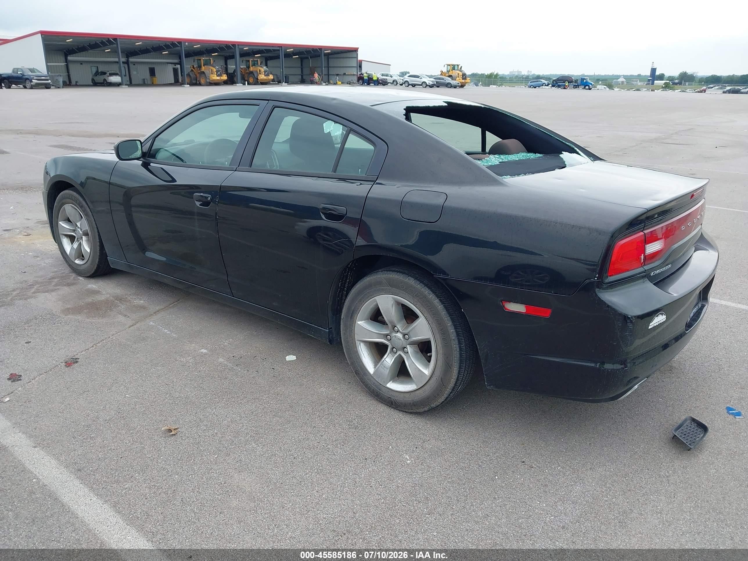 2014 Dodge Charger Se Black vin: 2C3CDXBG9EH366499