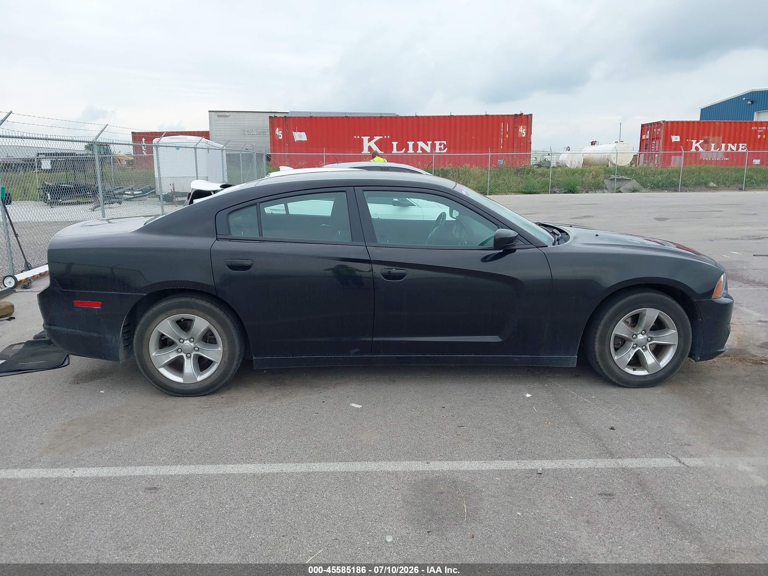 2014 Dodge Charger Se Black vin: 2C3CDXBG9EH366499