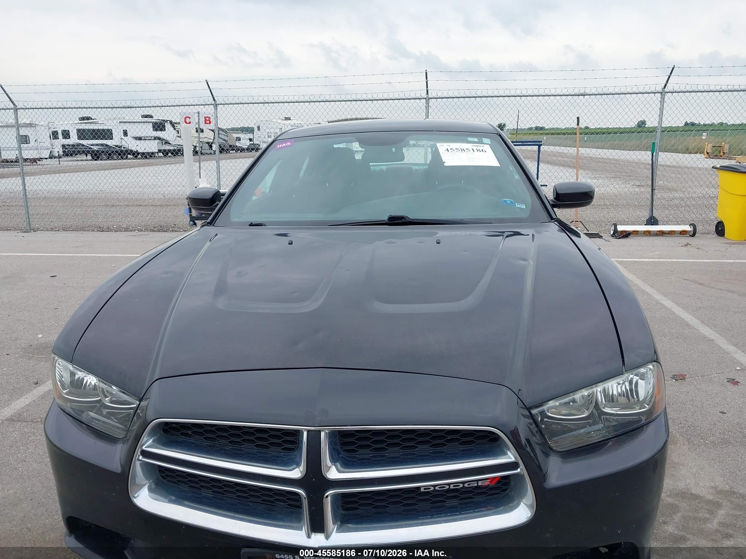 2014 Dodge Charger Se Black vin: 2C3CDXBG9EH366499