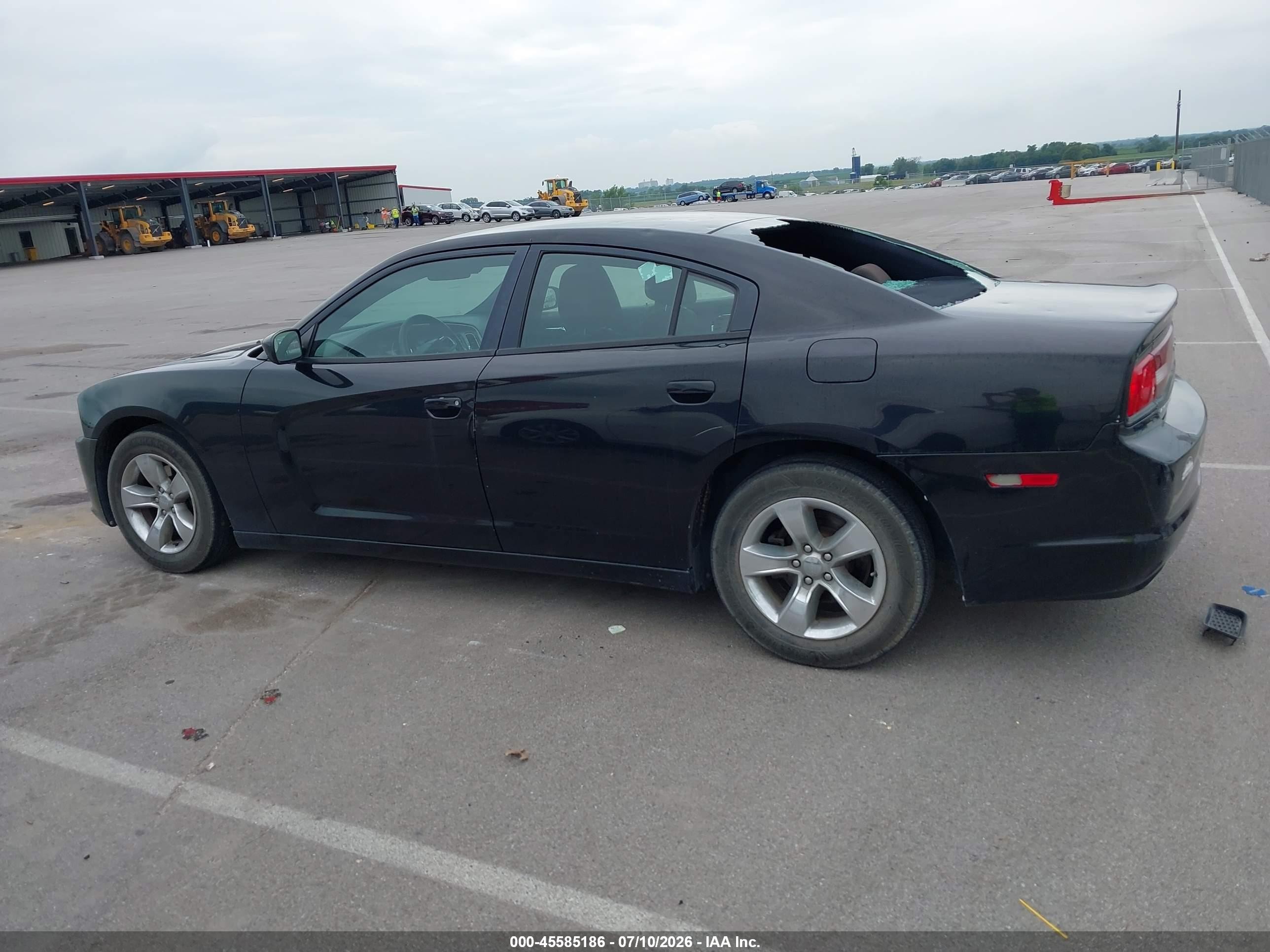 2014 Dodge Charger Se Black vin: 2C3CDXBG9EH366499