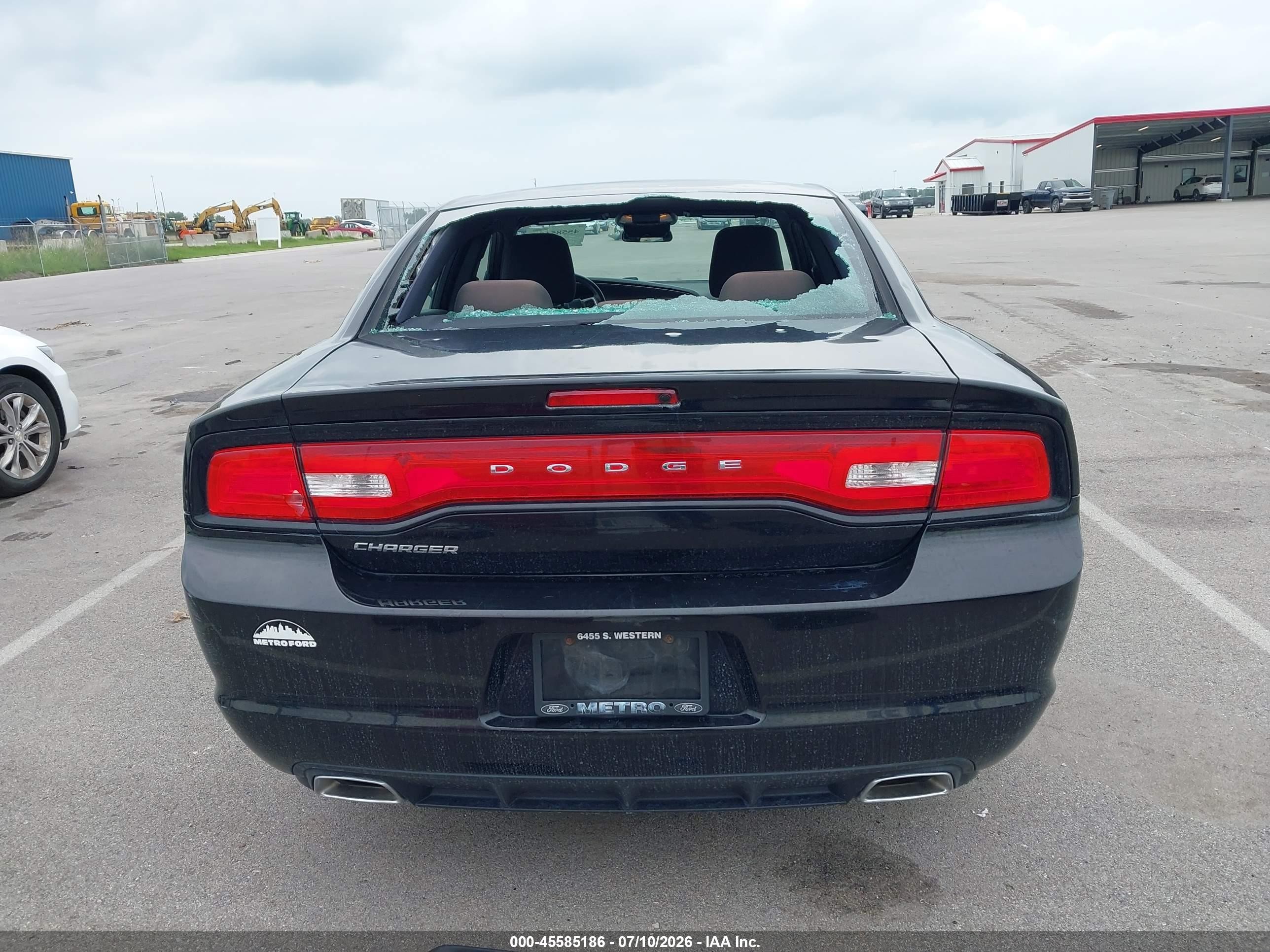 2014 Dodge Charger Se Black vin: 2C3CDXBG9EH366499