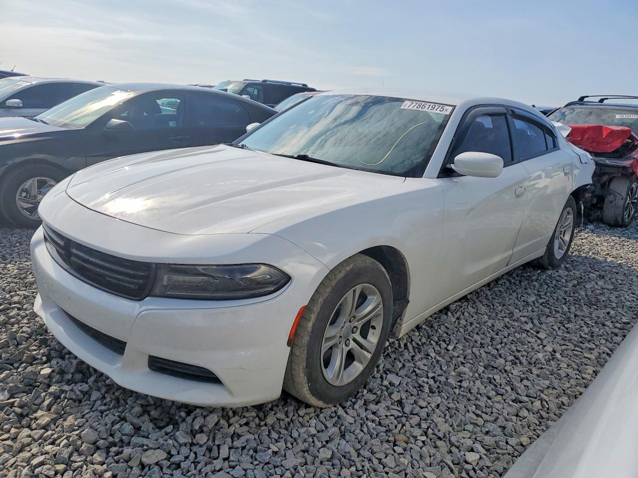 2015 Dodge Charger Se White vin: 2C3CDXBG9FH716585