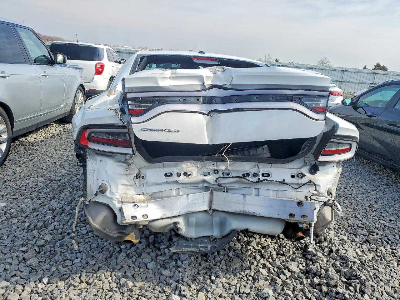 2015 Dodge Charger Se White vin: 2C3CDXBG9FH716585